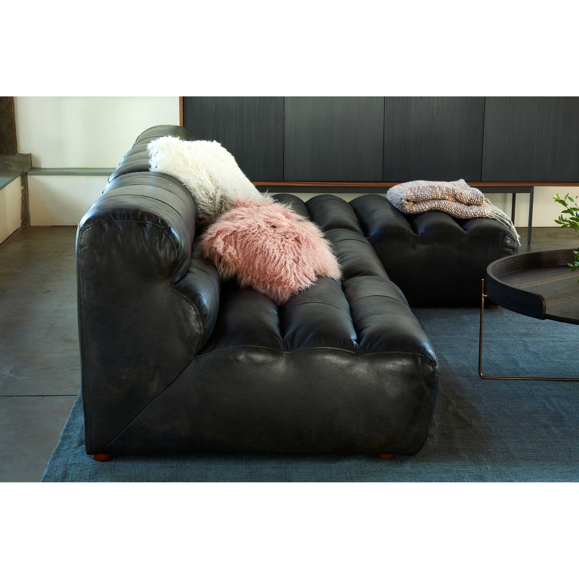 Ramses Leather Chaise - Image 3