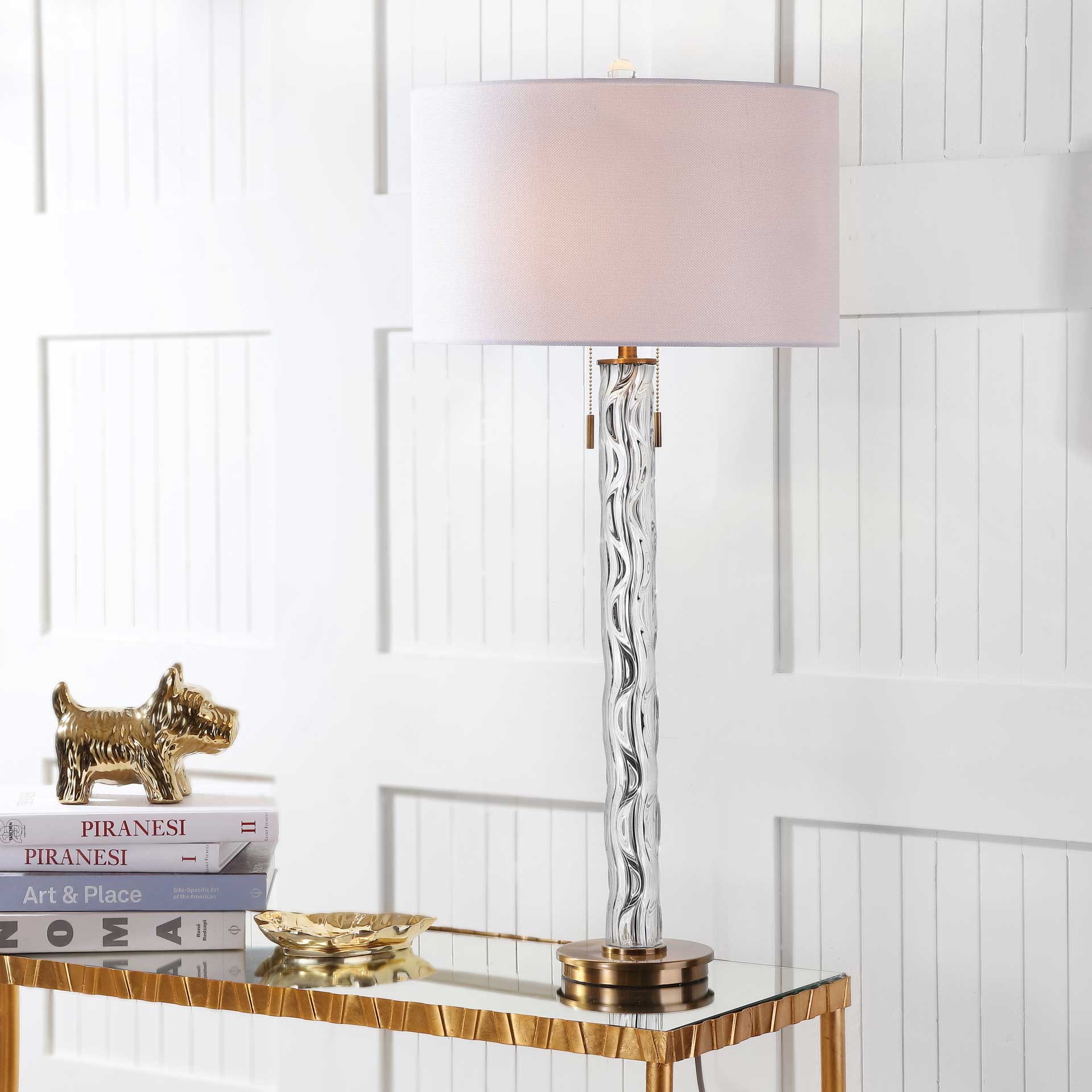 Randall Table Lamp Clear/Gold - Image 4