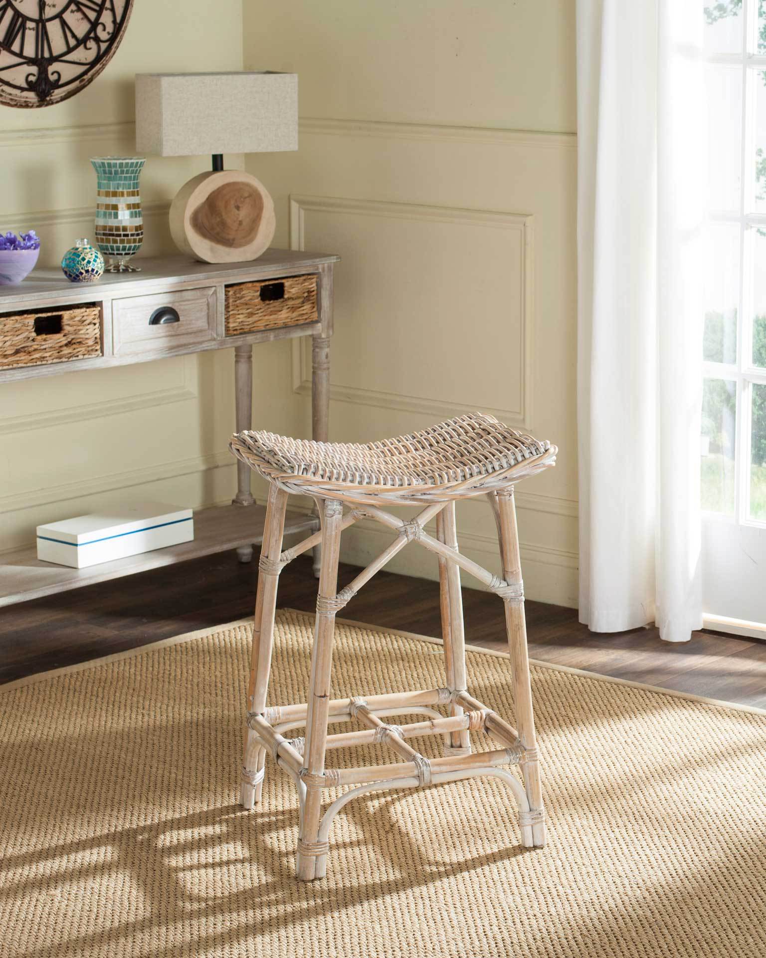 Randall Wicker Bar Stool - Image 3