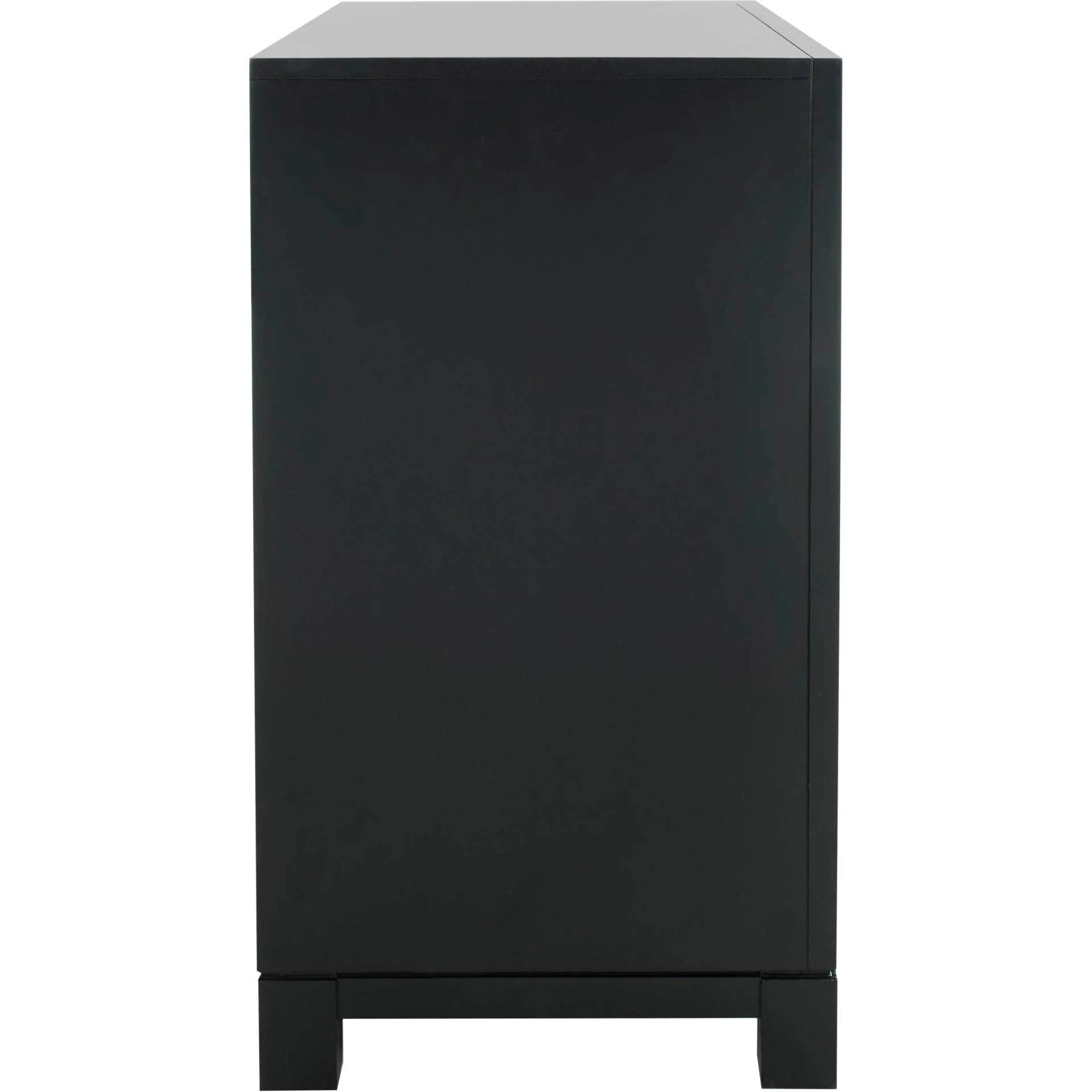 Randy 3 Drawer Chest Black/Gold - Image 3