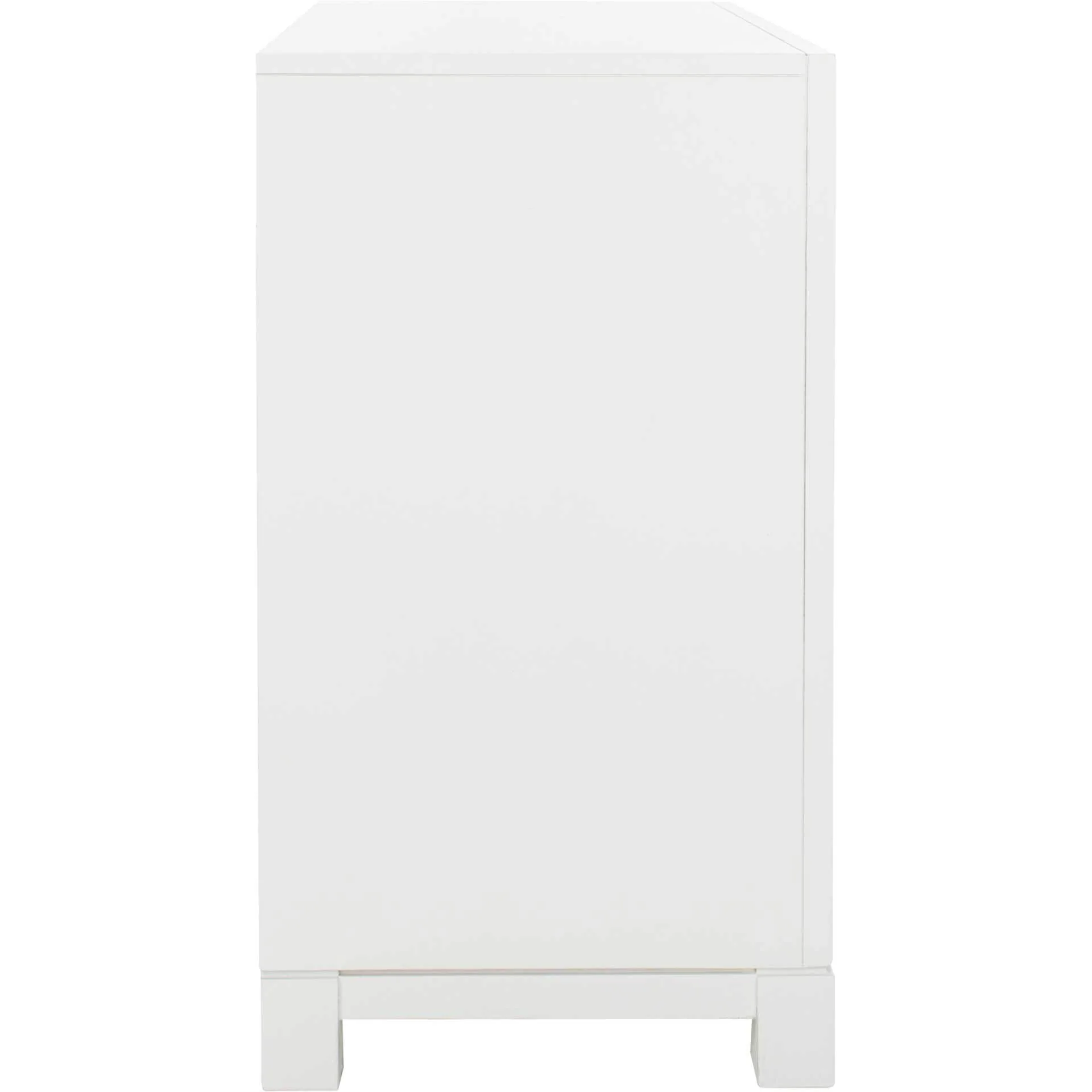 Randy 3 Drawer Chest White/Gold - Image 3