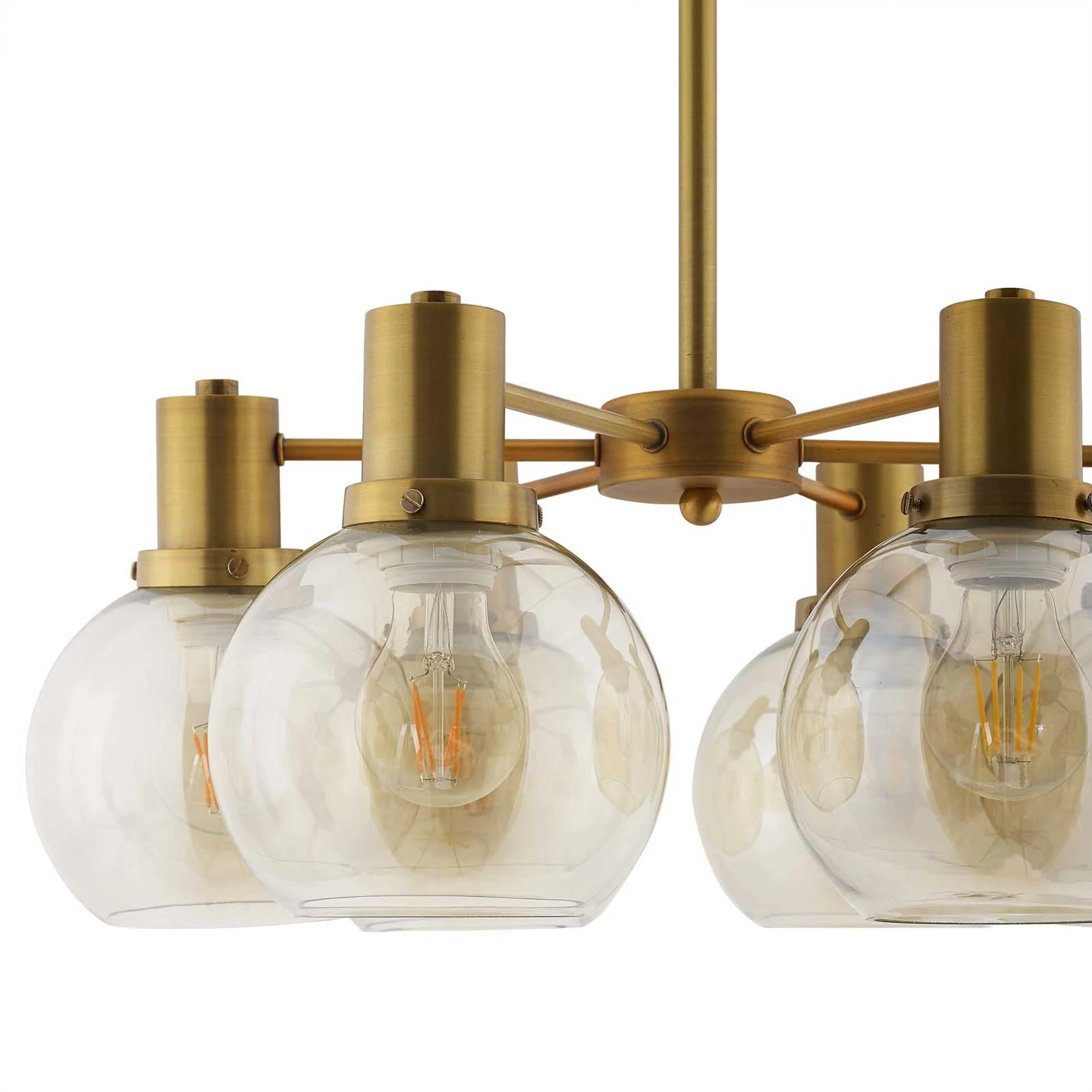 Randy Pendant Chandelier Brass Gold - Image 3