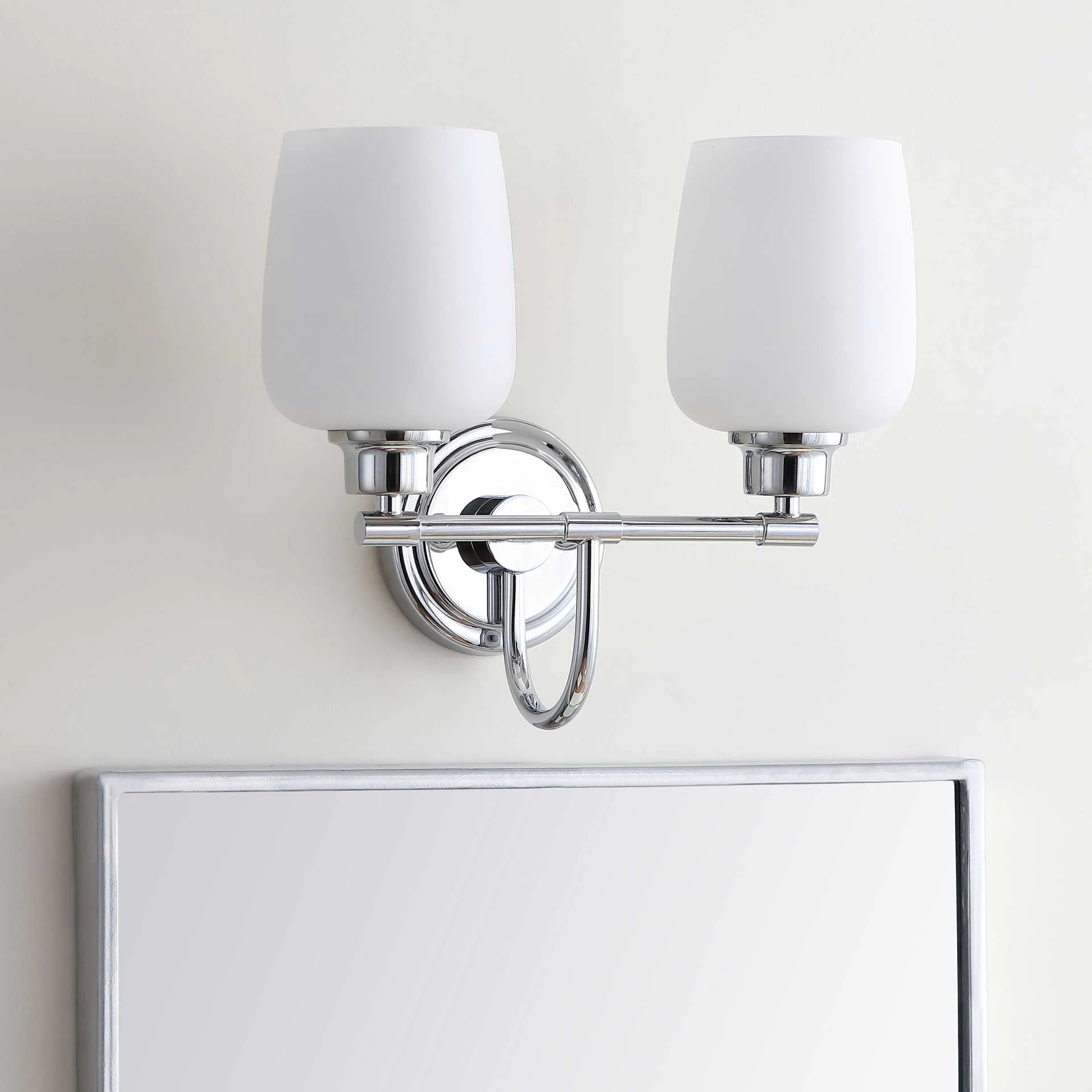Raphael Two Light Bathroom Sconce Chrome - Image 5
