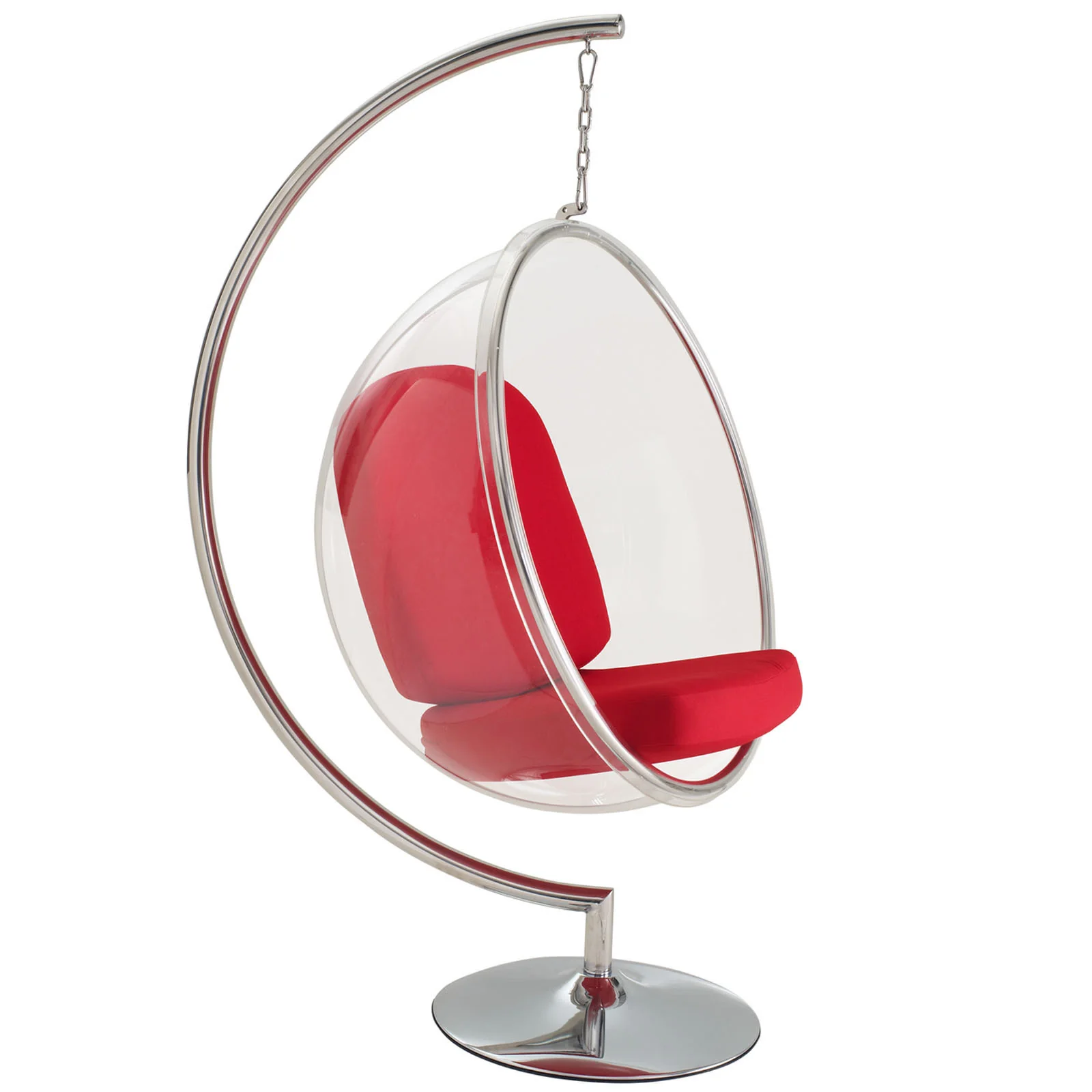 Rata Lounge Chair Red - Image 3