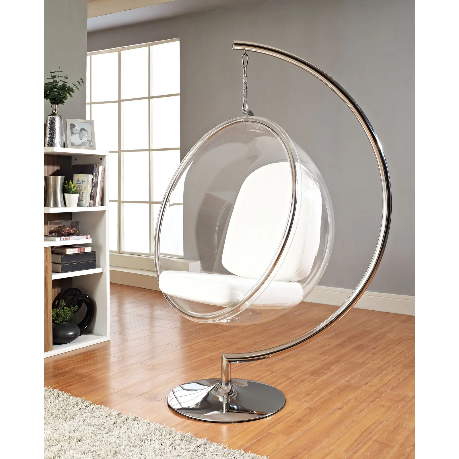 Rata Lounge Chair White - Image 4