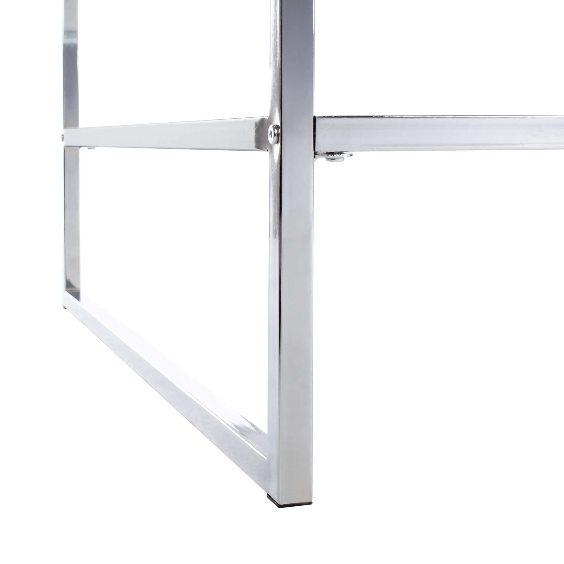 Raul 2 Tier Square Coffee Table White - Image 5