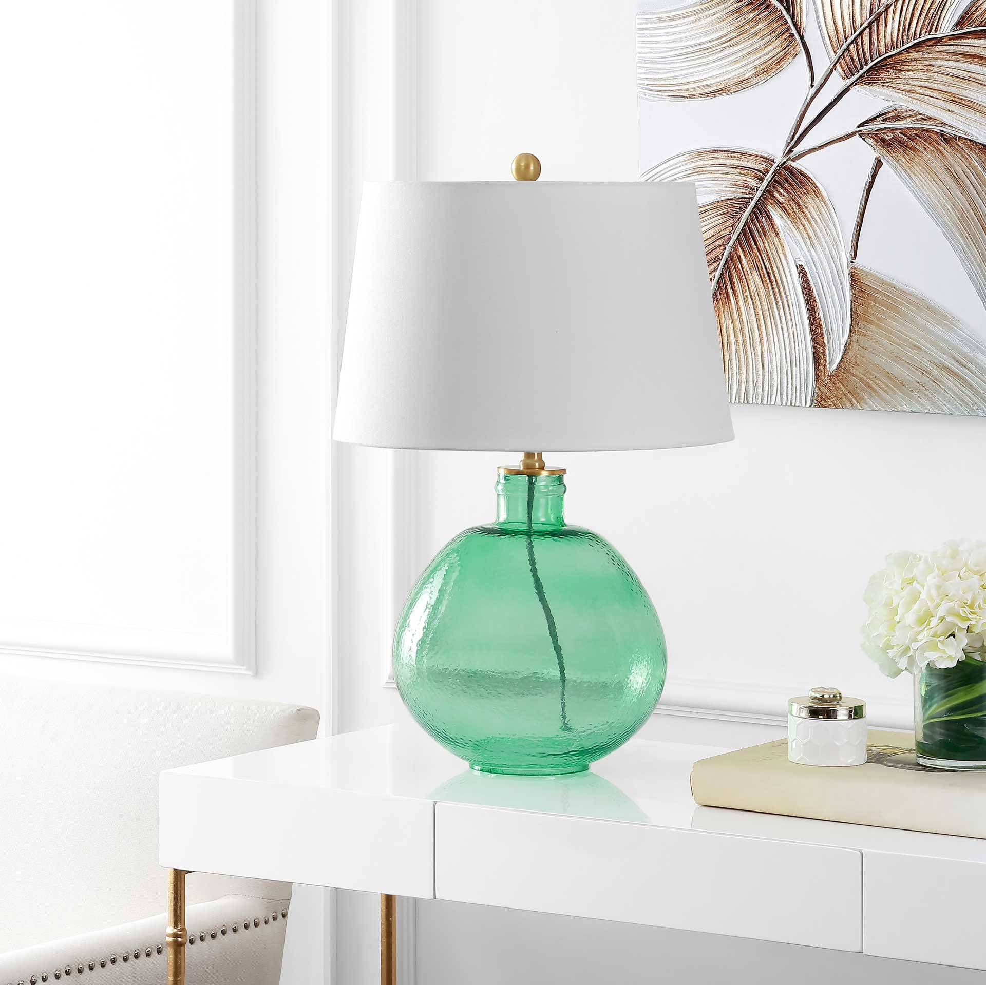 Raven Table Lamp Green - Image 3