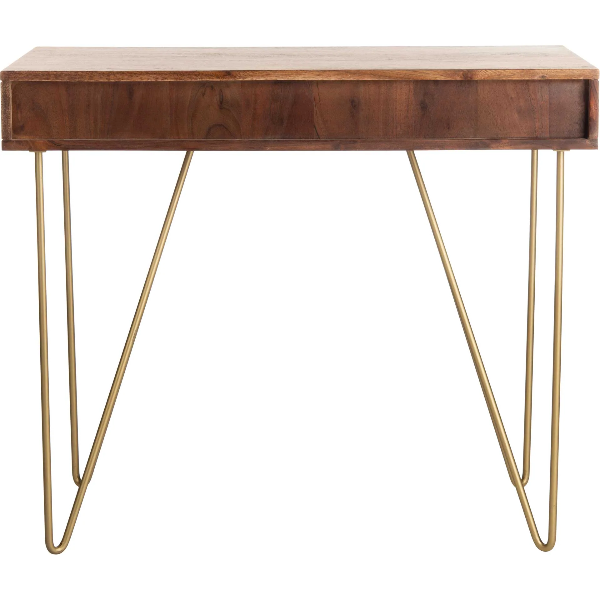 Ray Desk Walnut/Brass - Image 4