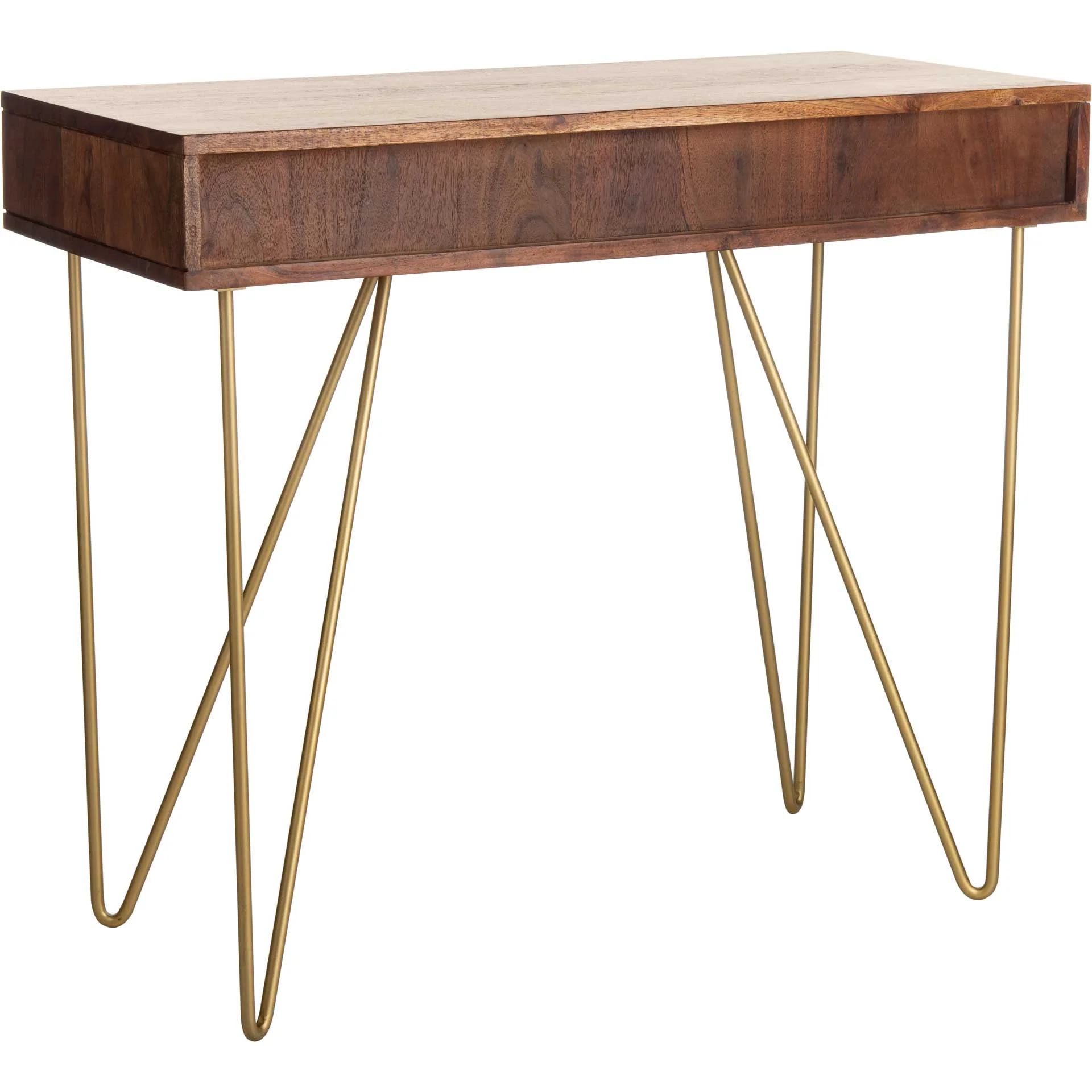 Ray Desk Walnut/Brass - Image 5