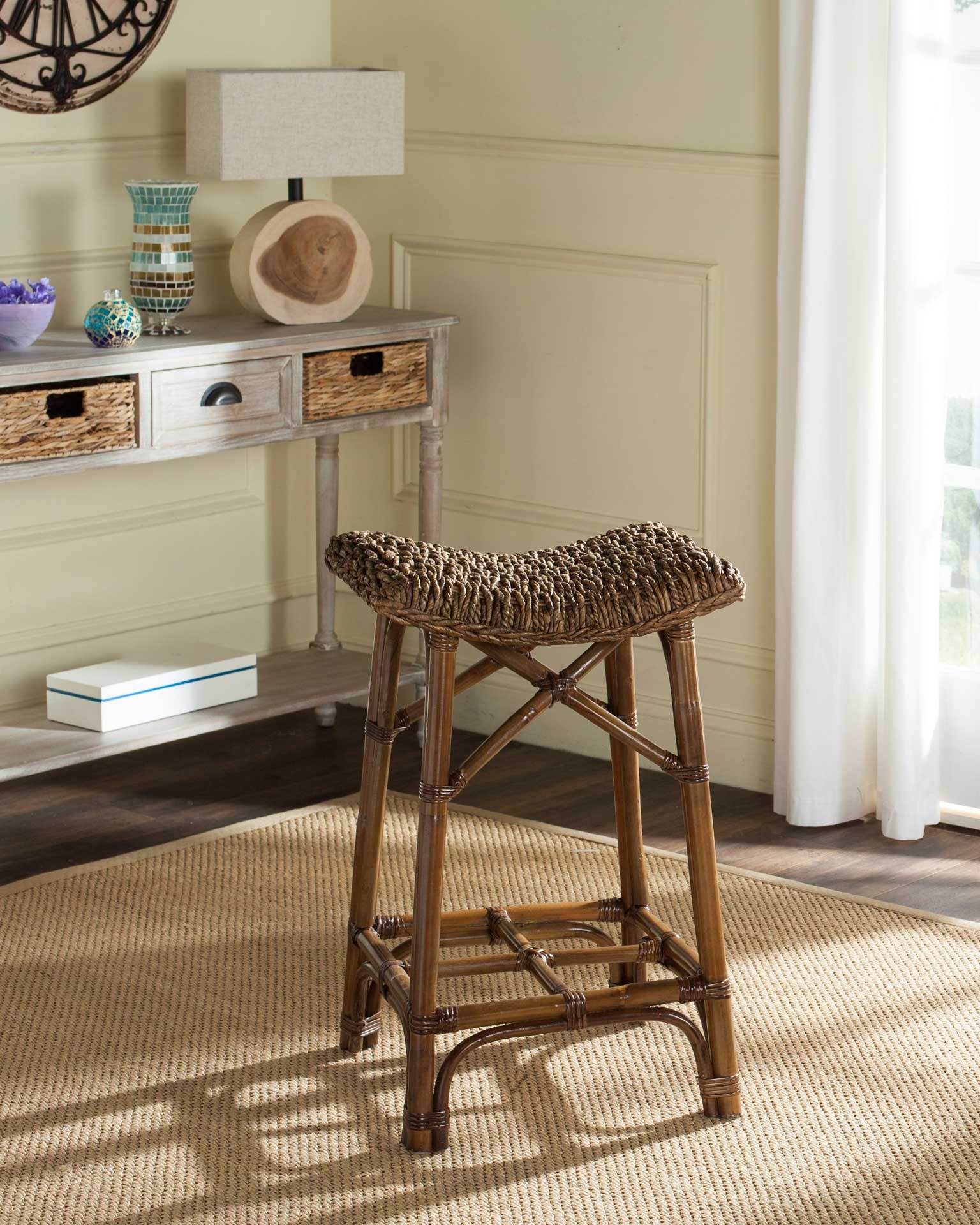 Rayan Wicker Bar Stool - Image 3