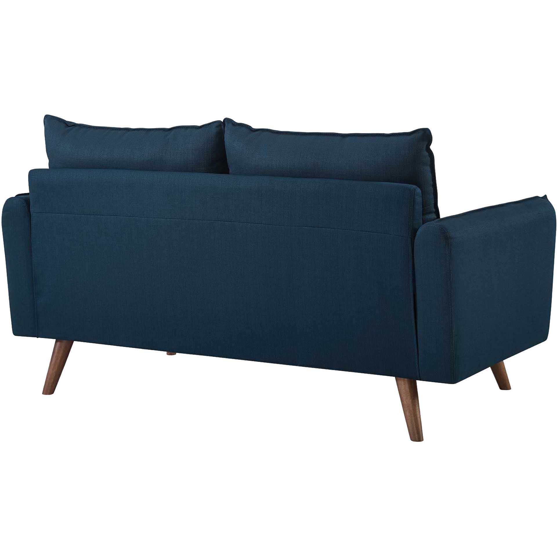 Raylee Upholstered Fabric Loveseat Azure - Image 3