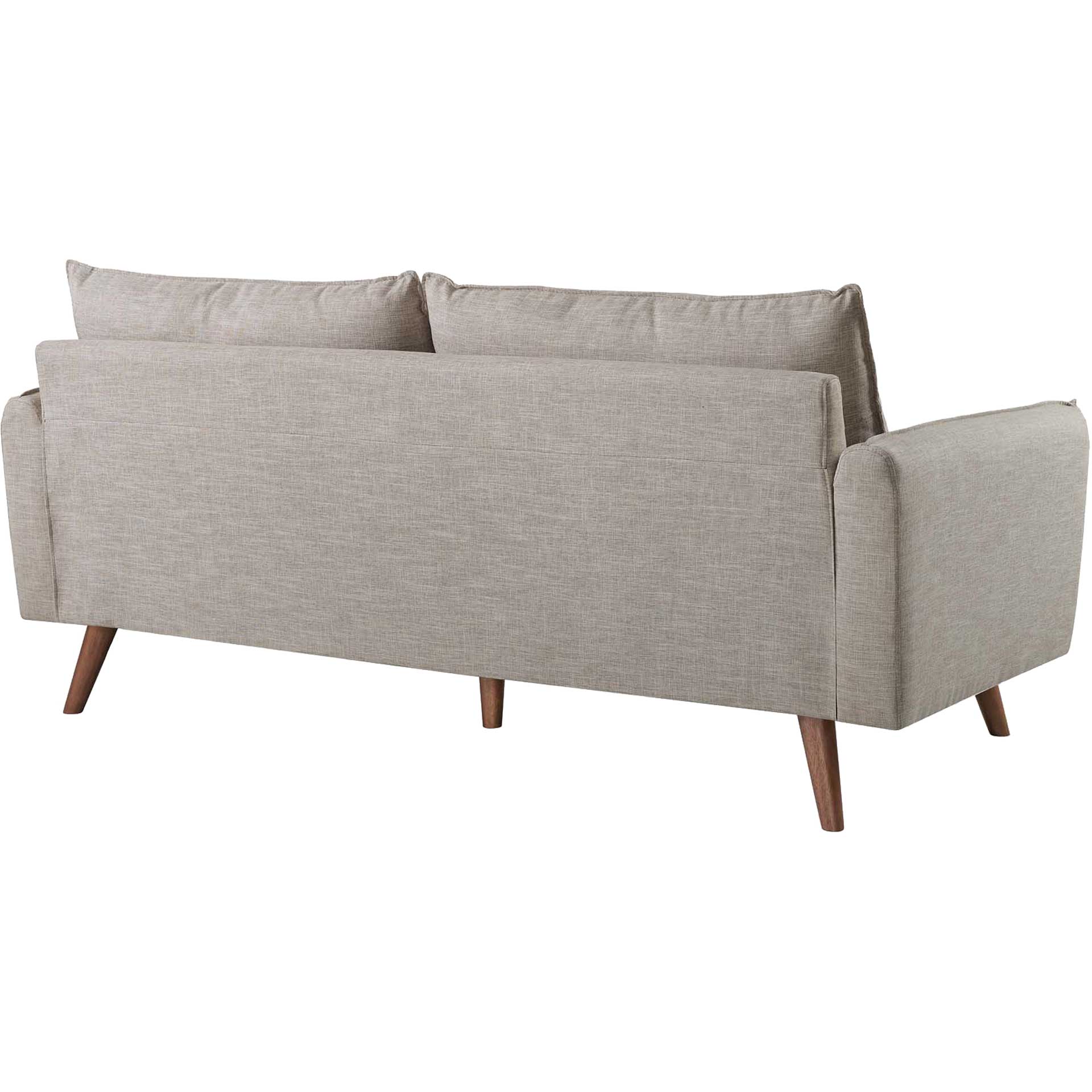 Raylee Upholstered Fabric Sofa Beige - Image 3