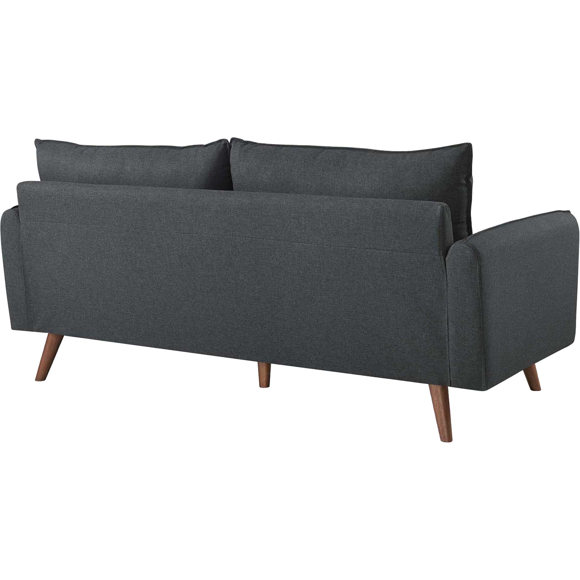 Raylee Upholstered Fabric Sofa Gray - Image 3