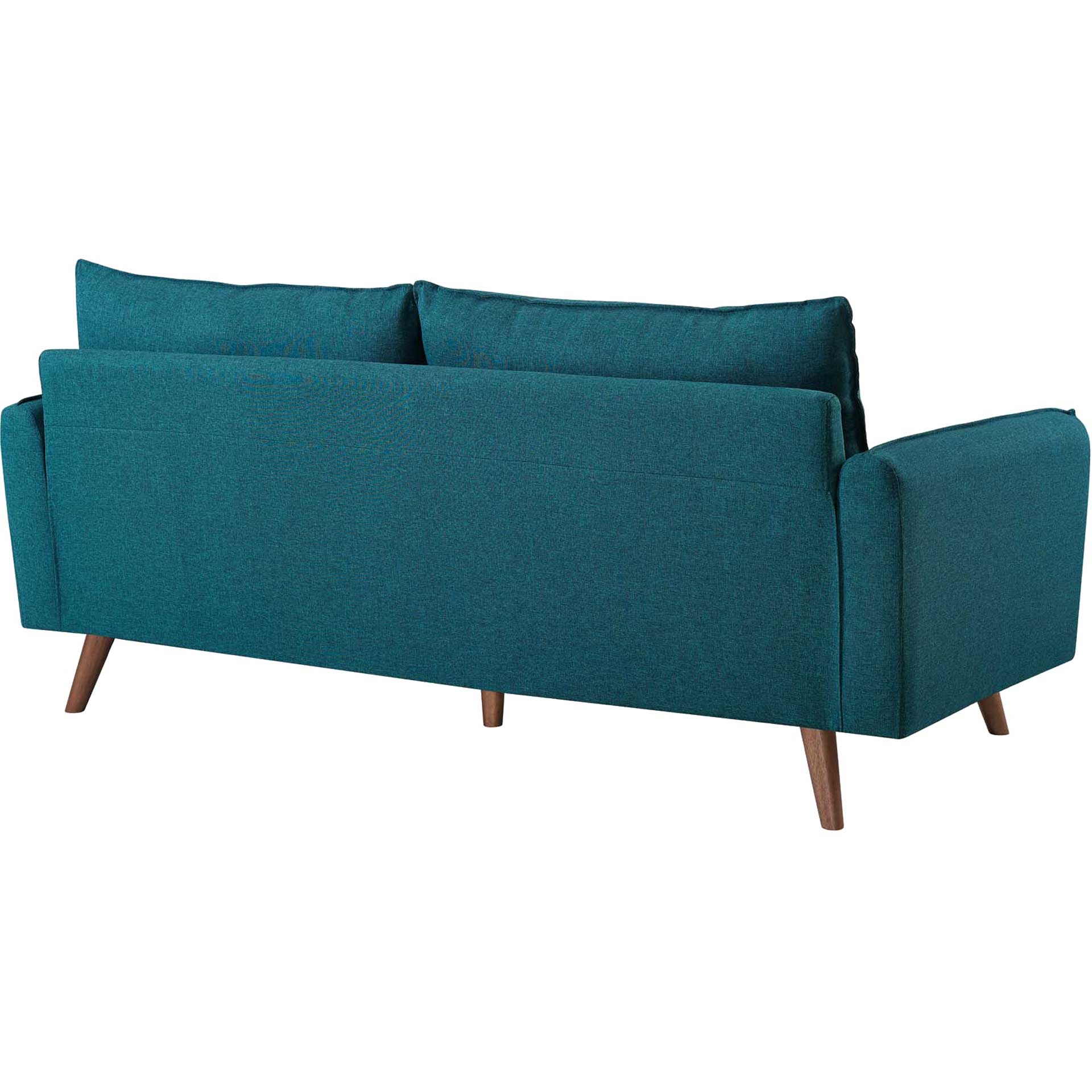 Raylee Upholstered Fabric Sofa Teal - Image 3