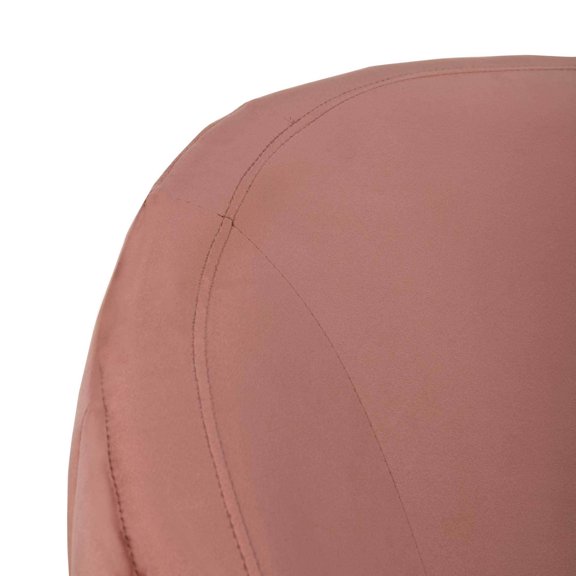 Raymond Channel Tufted Tub Chair Dusty Rose/Gold - Image 6