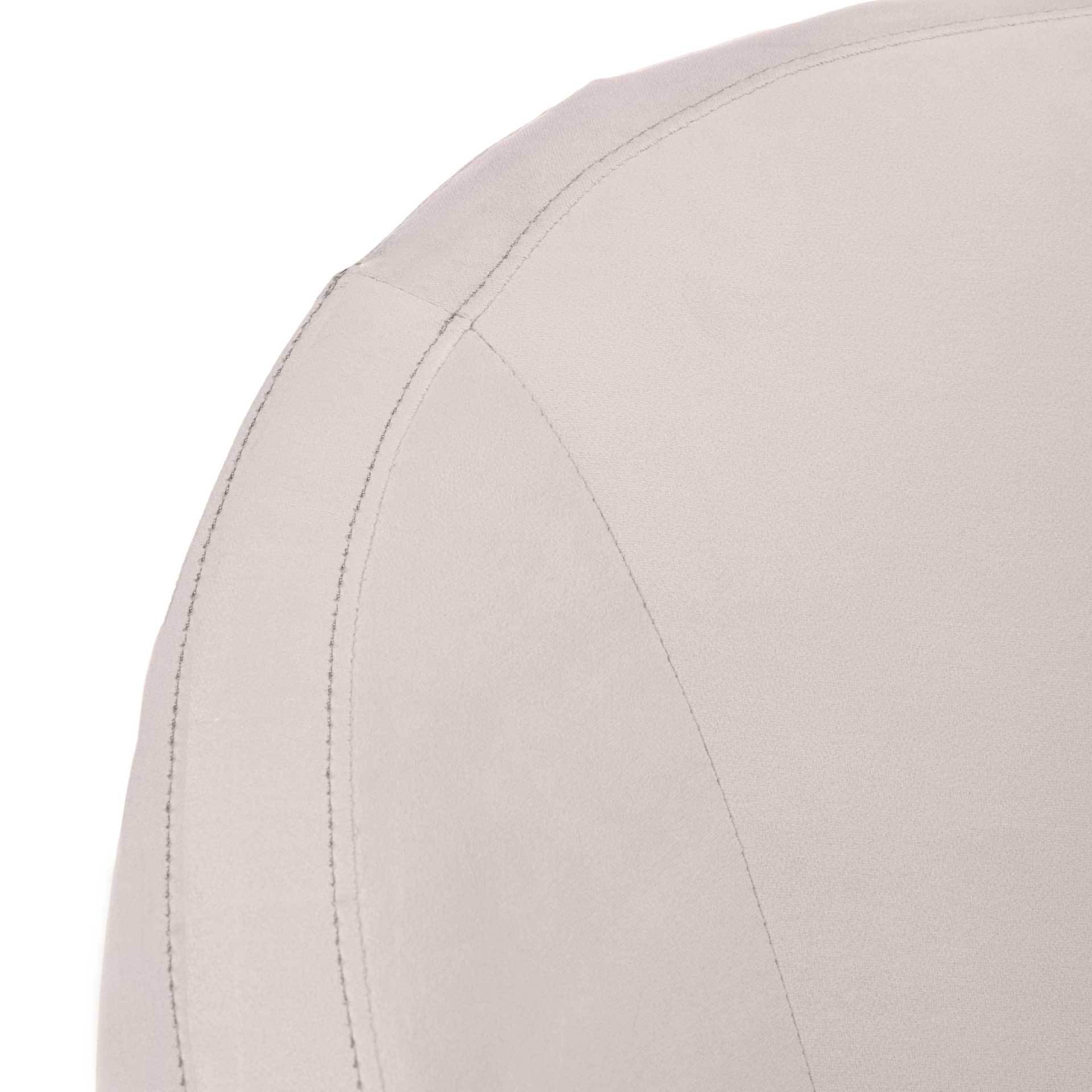 Raymond Channel Tufted Tub Chair Pale Taupe/Gold - Image 6