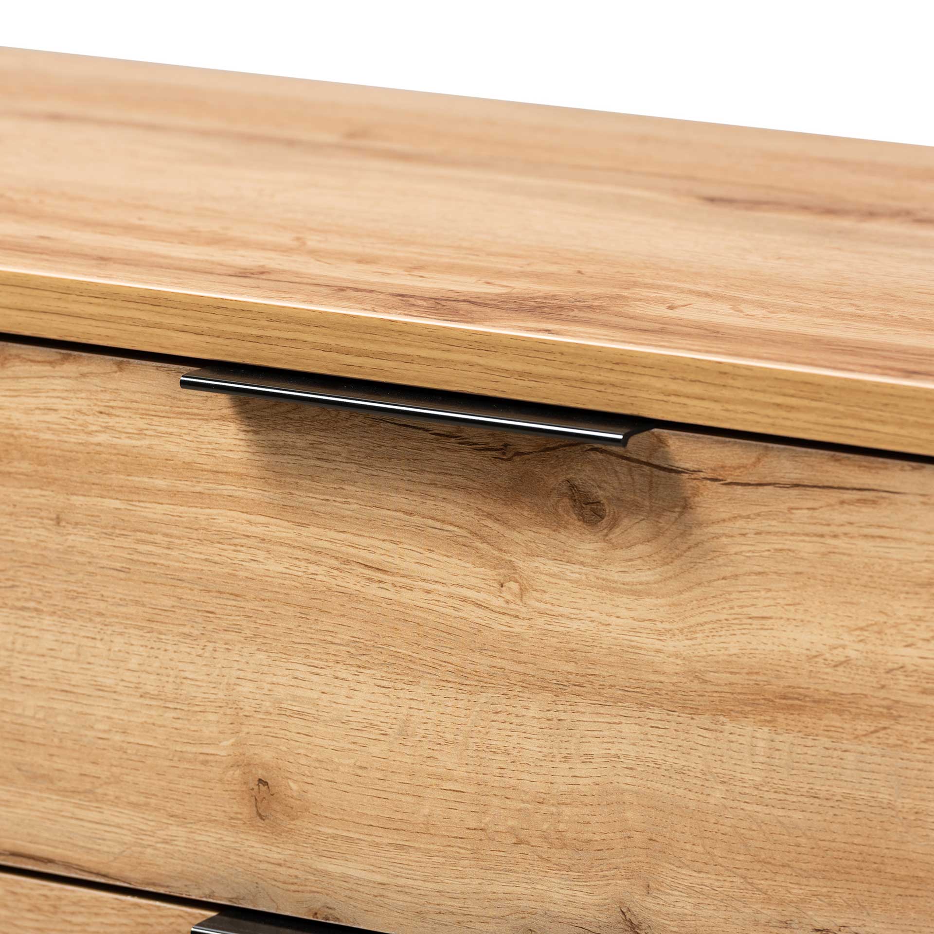 Realyn 4-Drawer Dresser Oak/Black - Image 5