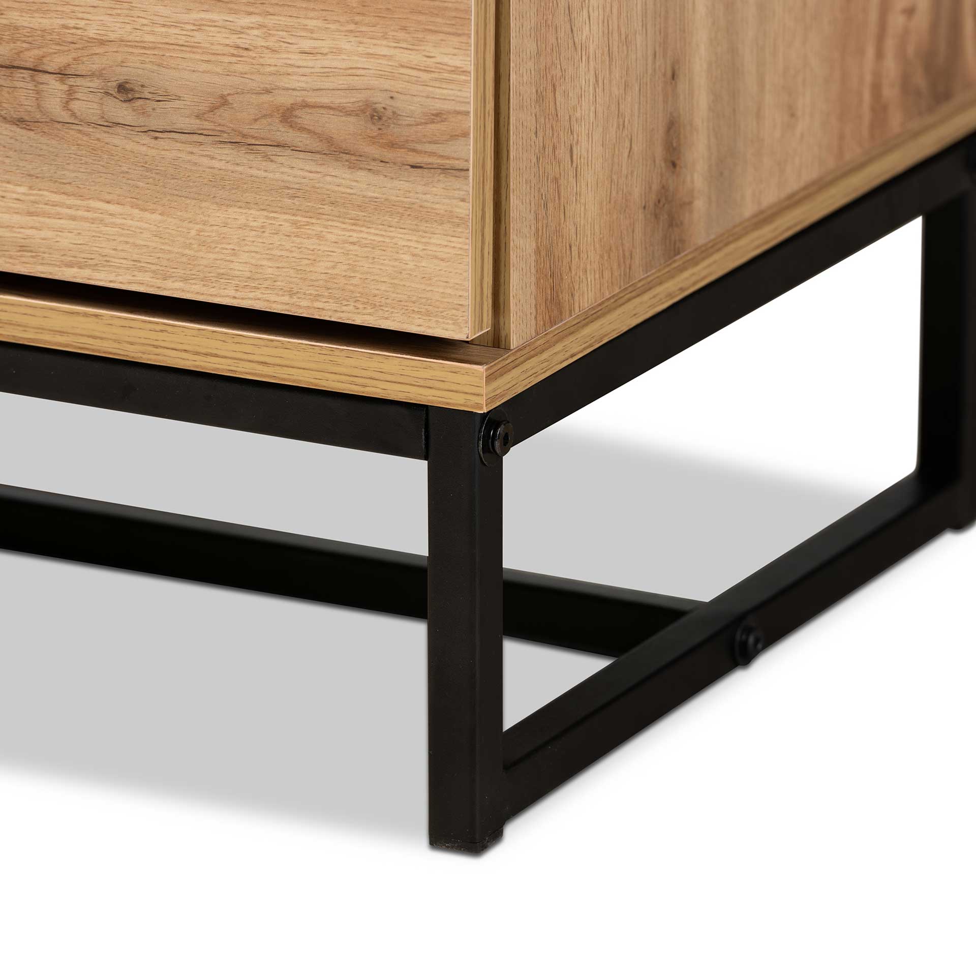 Realyn 4-Drawer Dresser Oak/Black - Image 6