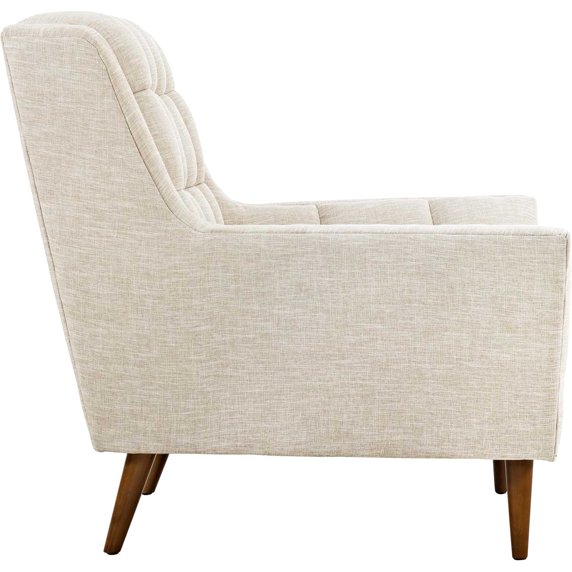 Reborn Fabric Armchair Beige - Image 3
