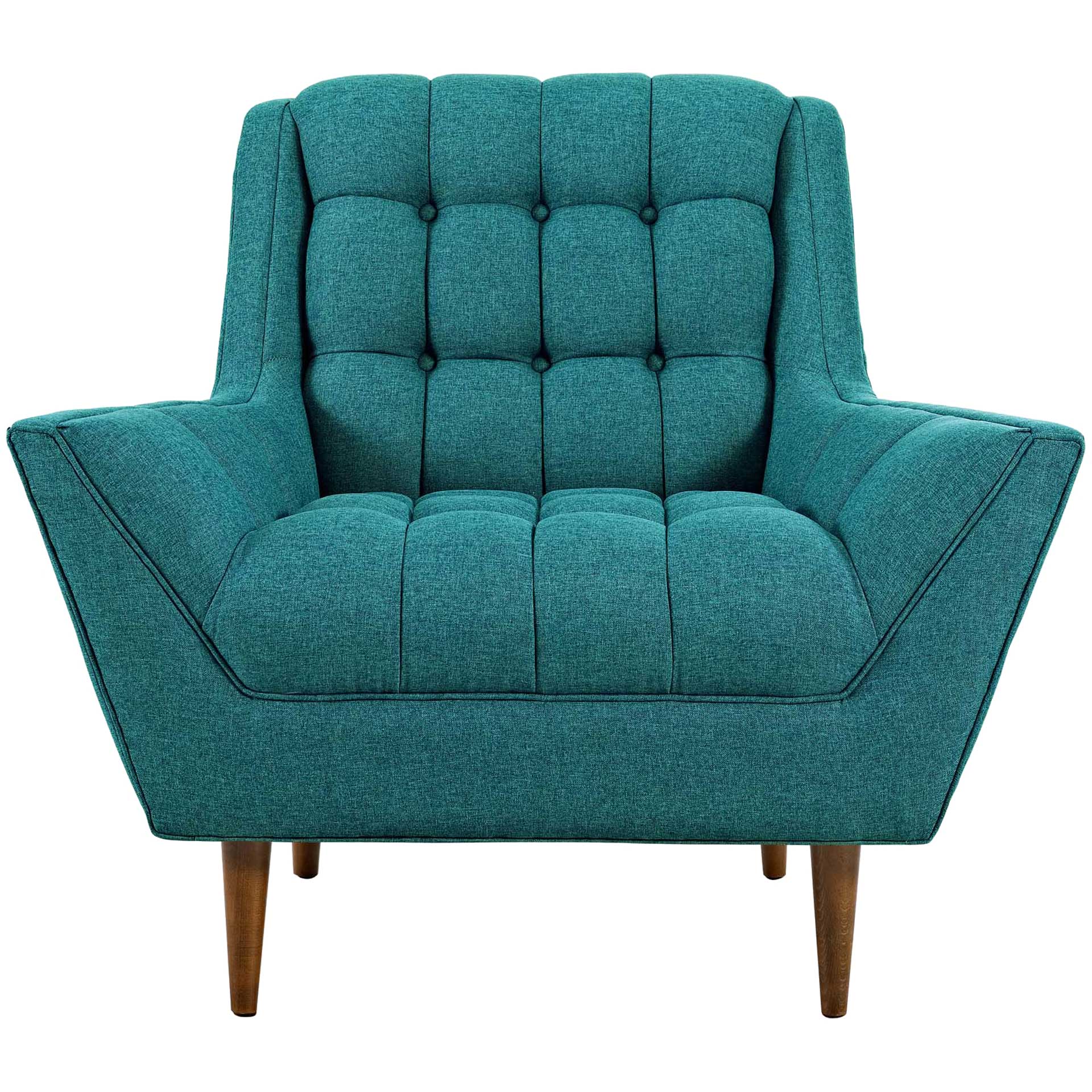 Reborn Fabric Armchair Teal - Image 2