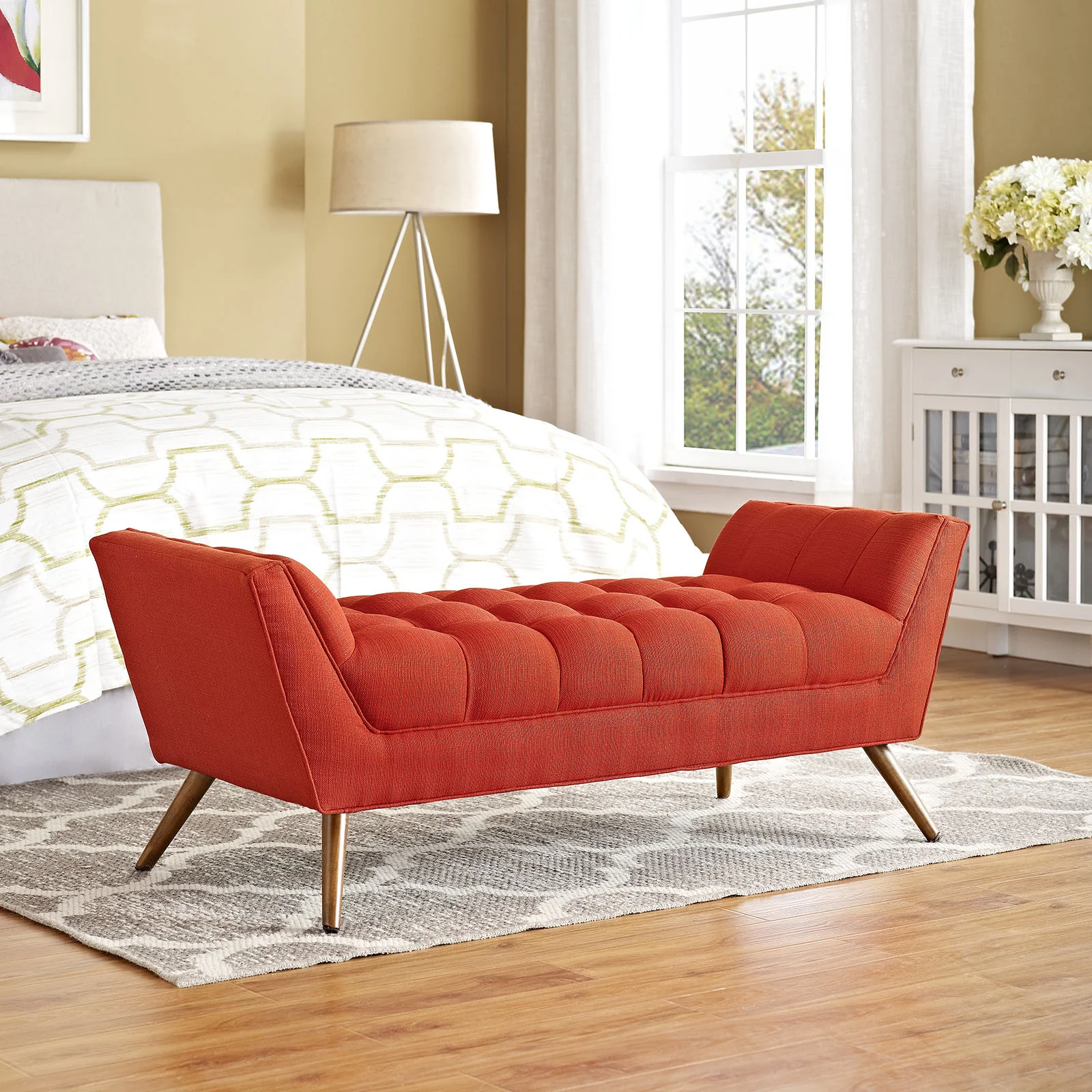 Reborn Fabric Bench Atomic Red - Image 12