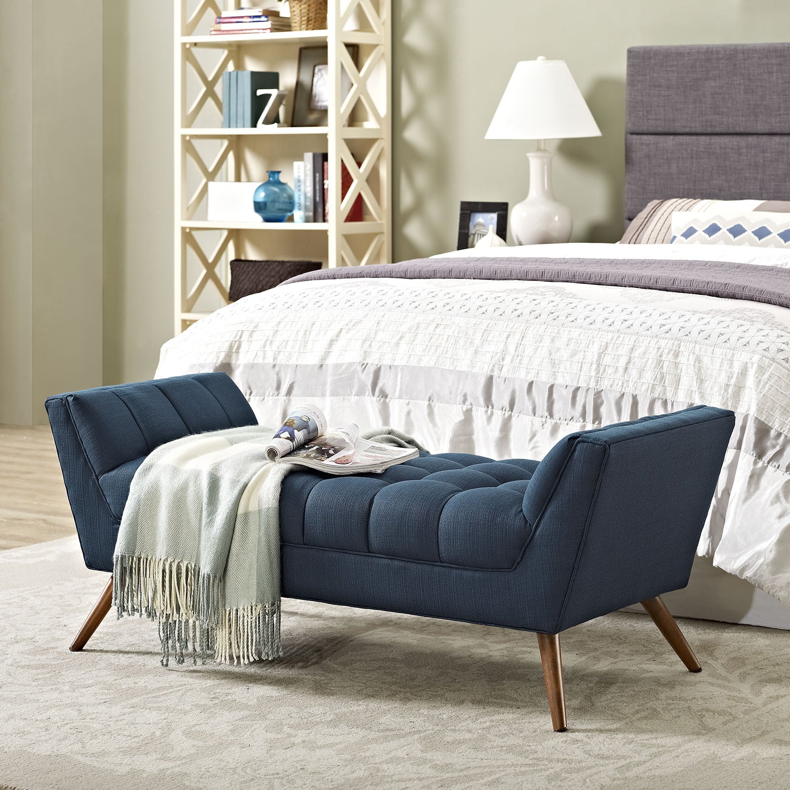 Reborn Fabric Bench Azure - Image 12