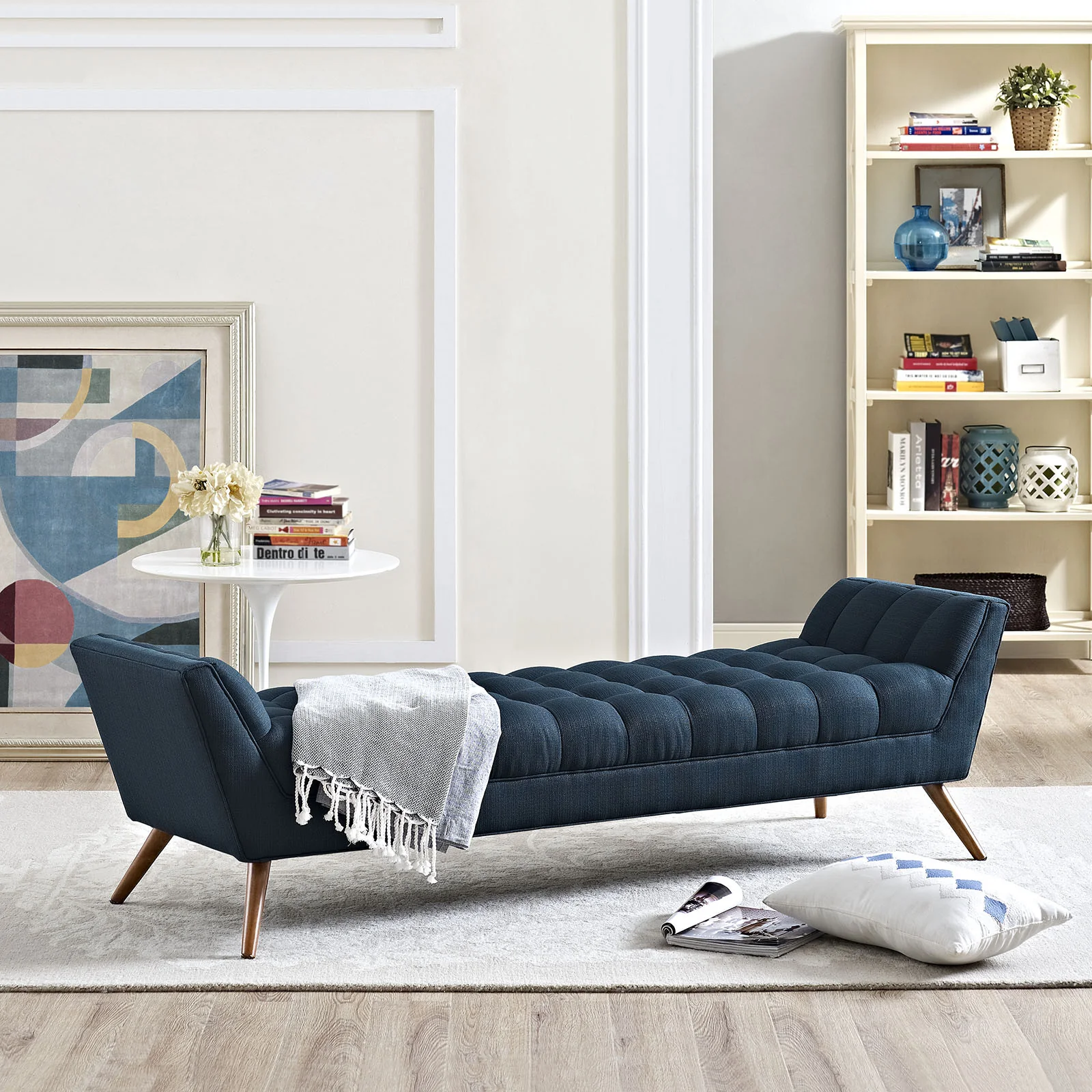 Reborn Fabric Bench Azure - Image 5