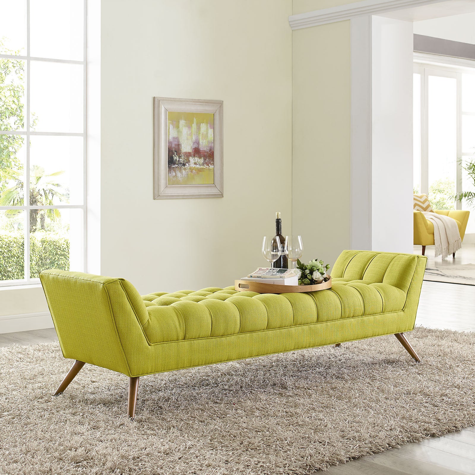 Reborn Fabric Bench Wheatgrass - Image 4