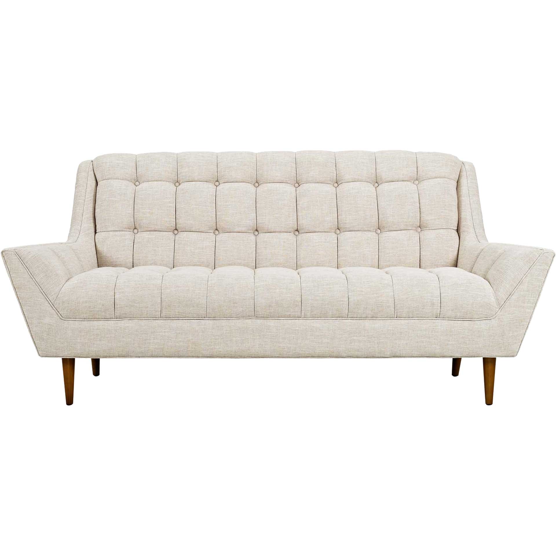 Reborn Fabric Loveseat Beige - Image 2