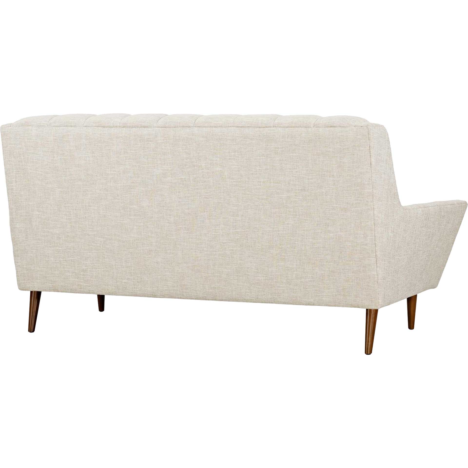 Reborn Fabric Loveseat Beige - Image 3