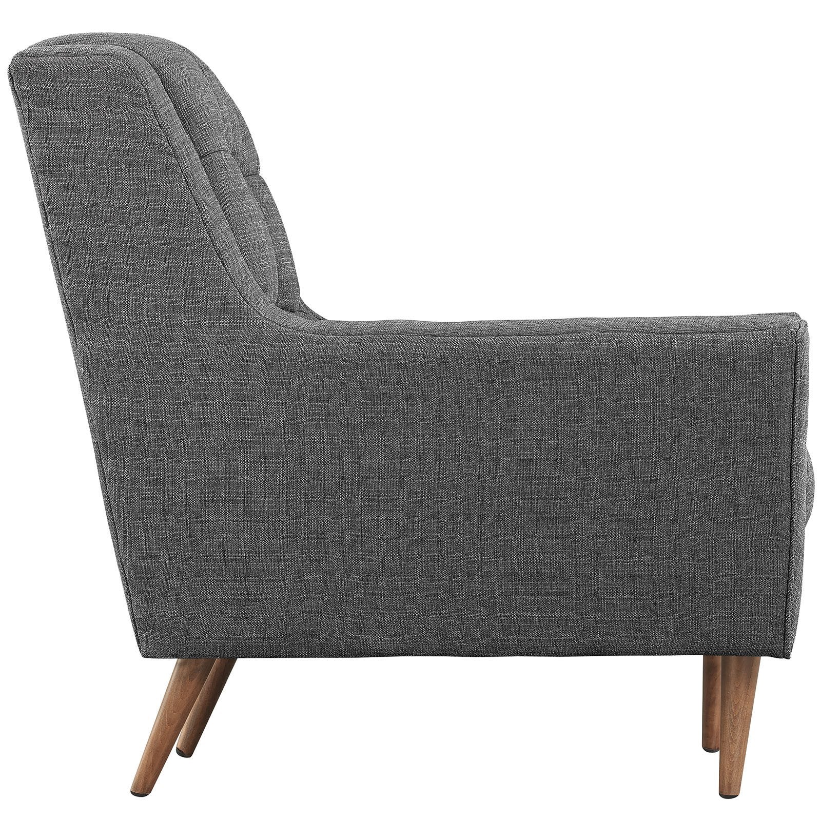 Reborn Fabric Loveseat Gray - Image 3