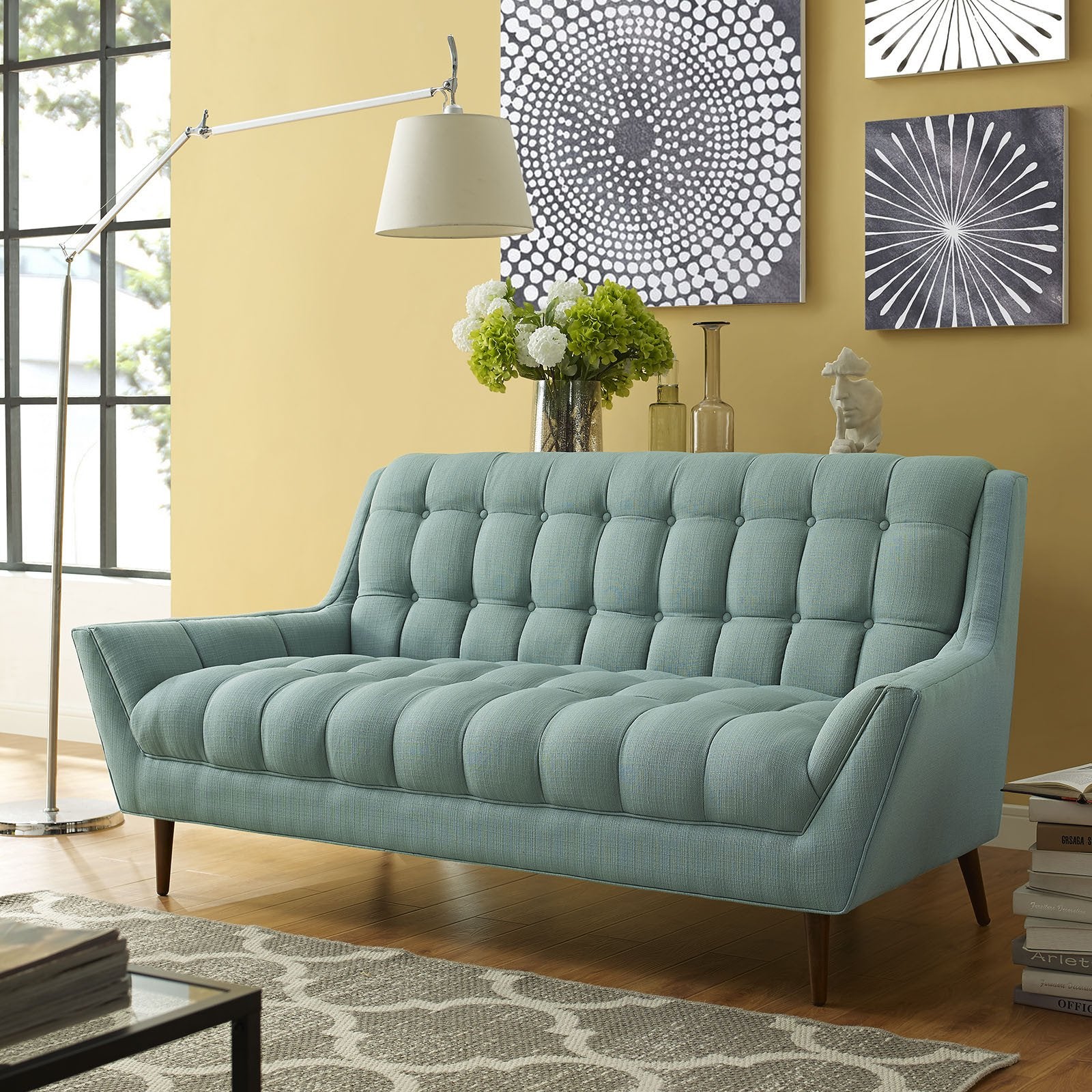 Reborn Fabric Loveseat Laguna - Image 5