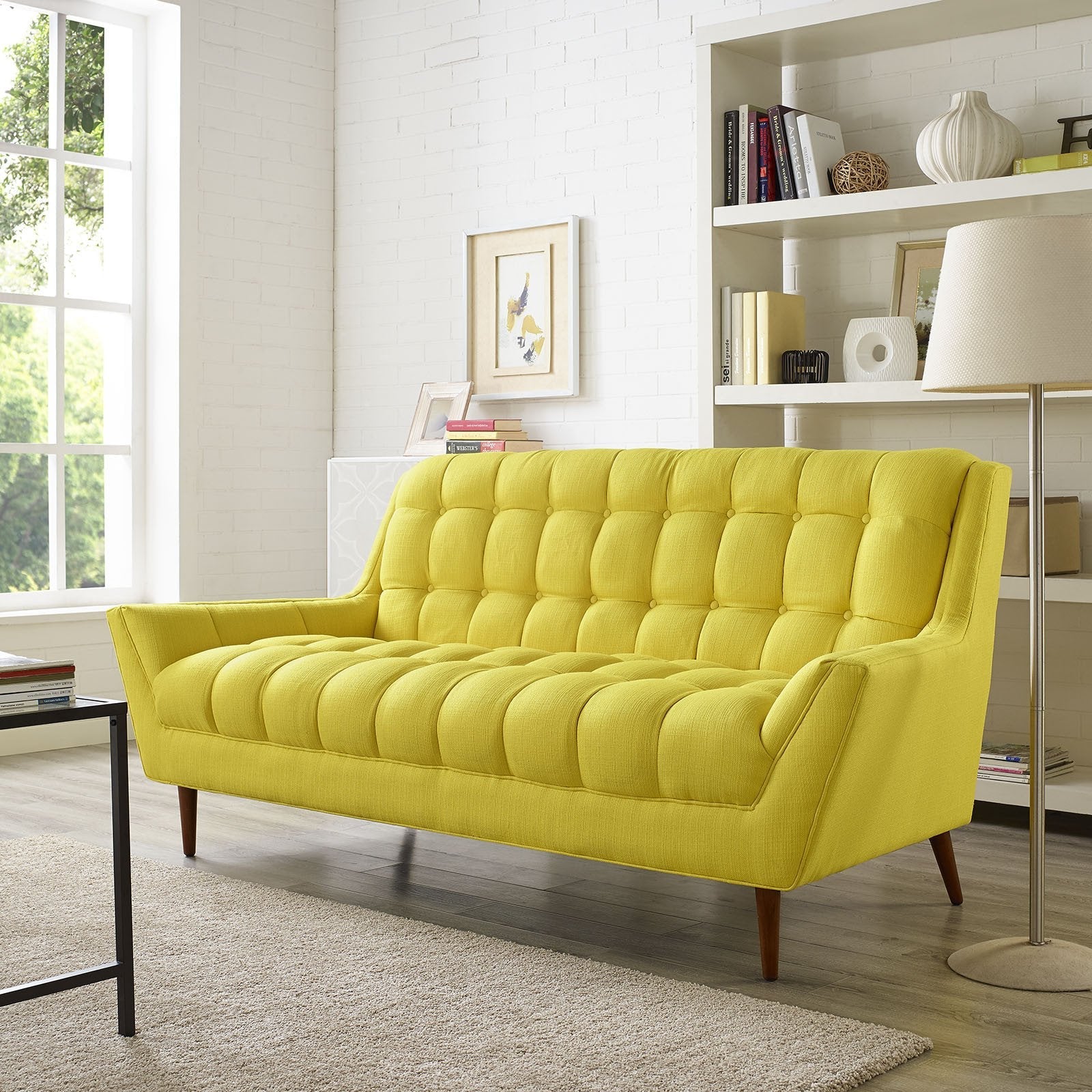 Reborn Fabric Loveseat Sunny - Image 5