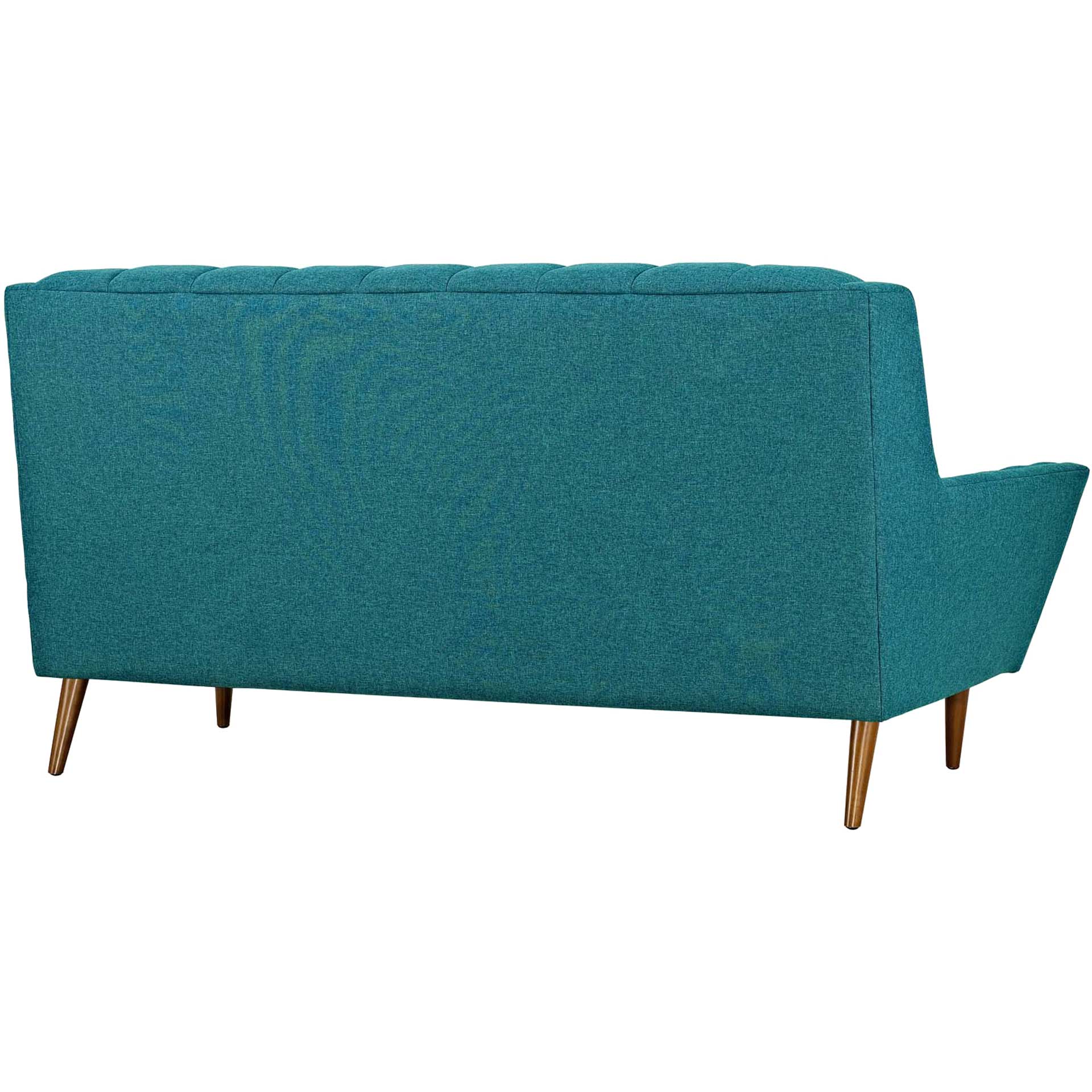 Reborn Fabric Loveseat Teal - Image 3