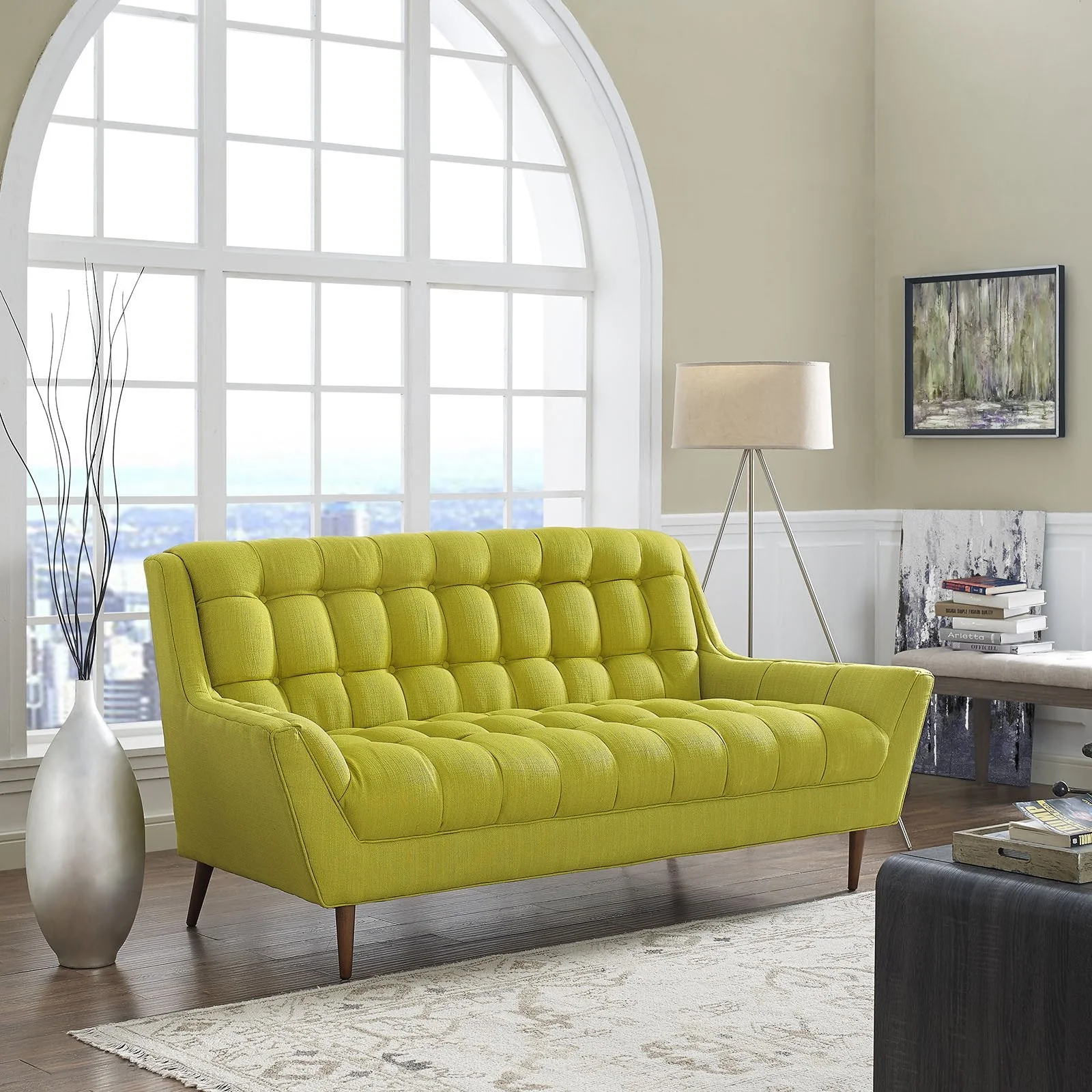 Reborn Fabric Loveseat Wheatgrass - Image 5