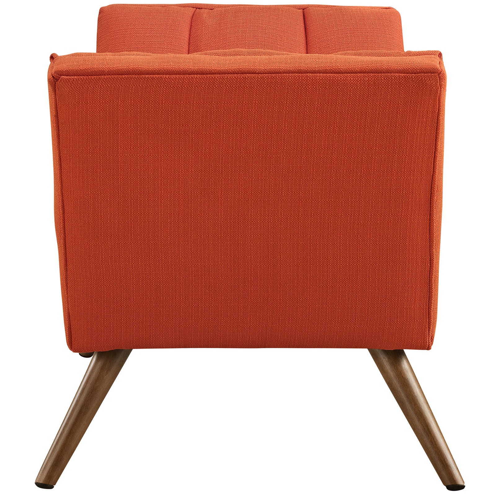 Reborn Fabric Short Ottoman Atomic Red - Image 2