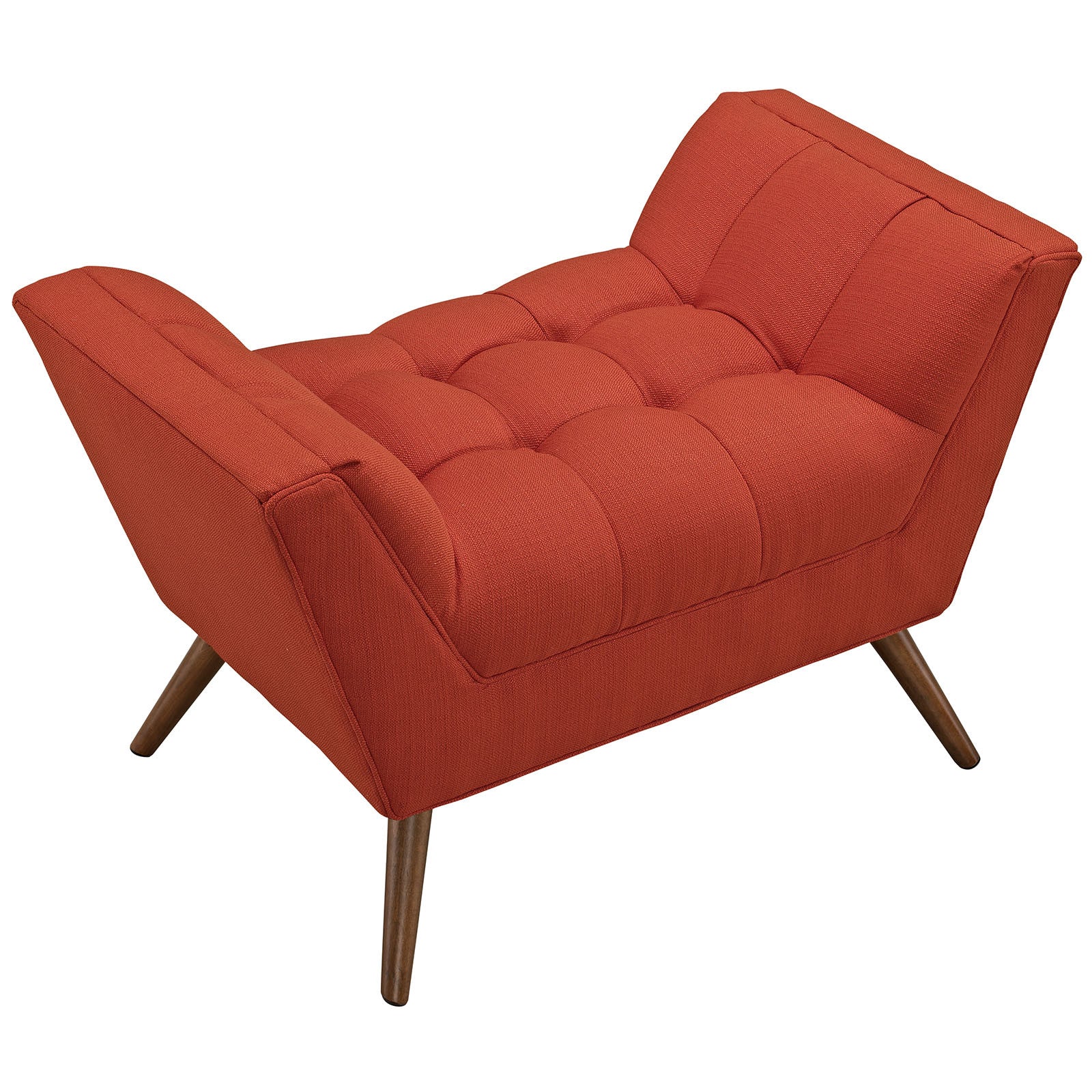 Reborn Fabric Short Ottoman Atomic Red - Image 4