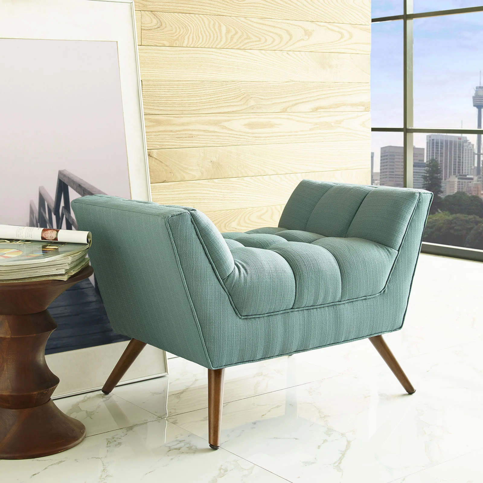Reborn Fabric Short Ottoman Laguna - Image 5