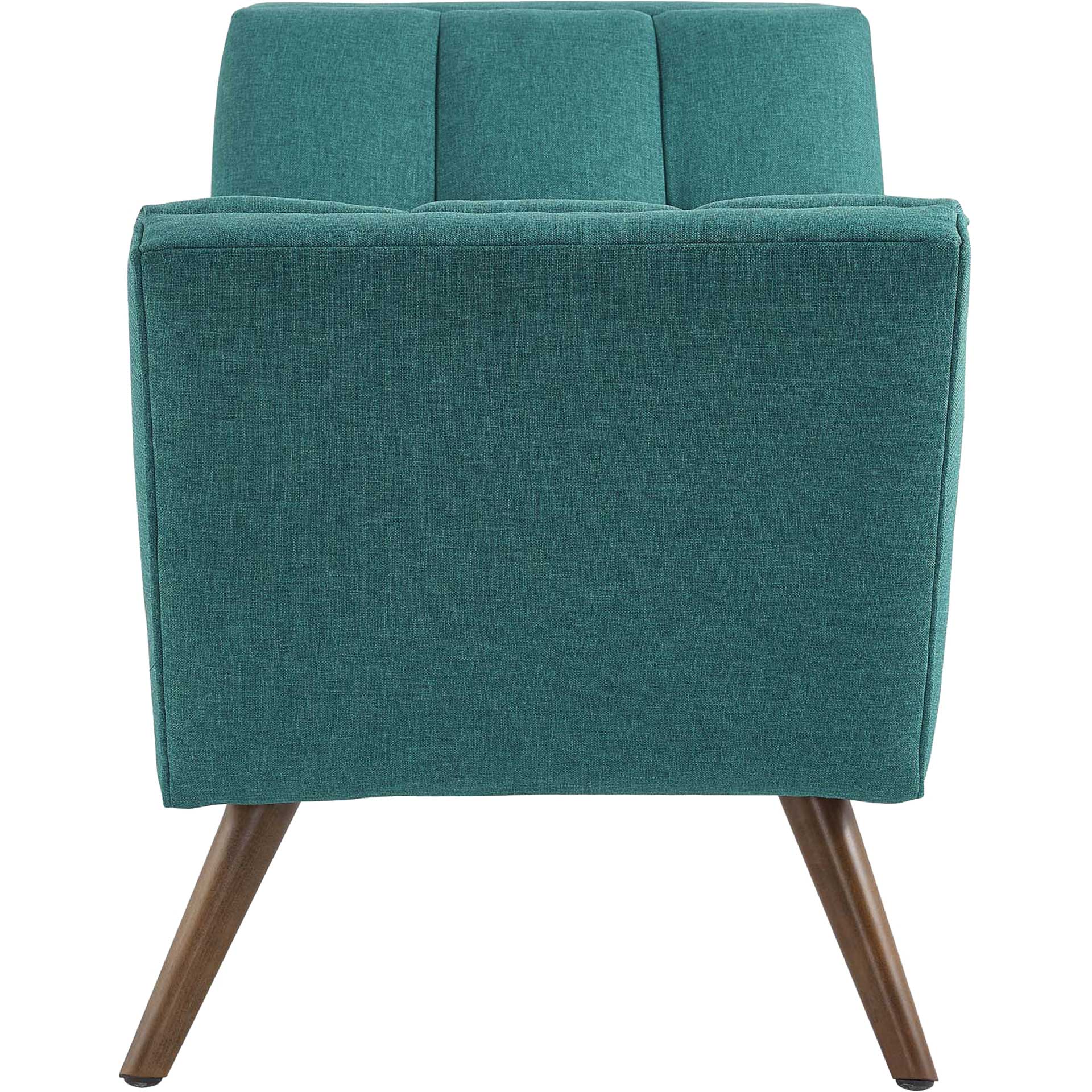 Reborn Fabric Short Ottoman Teal - Image 4