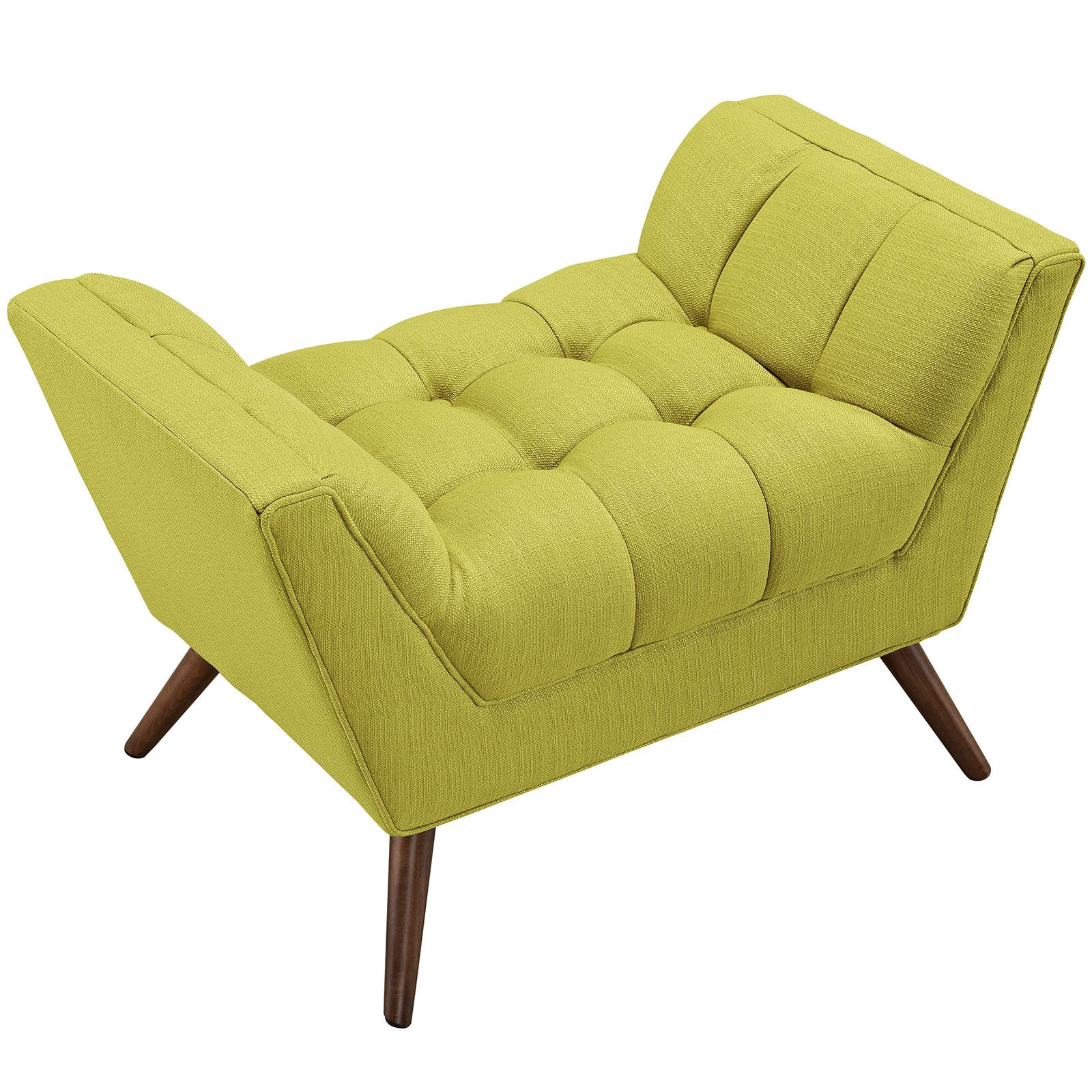 Reborn Fabric Short Ottoman Wheatgrass - Image 4