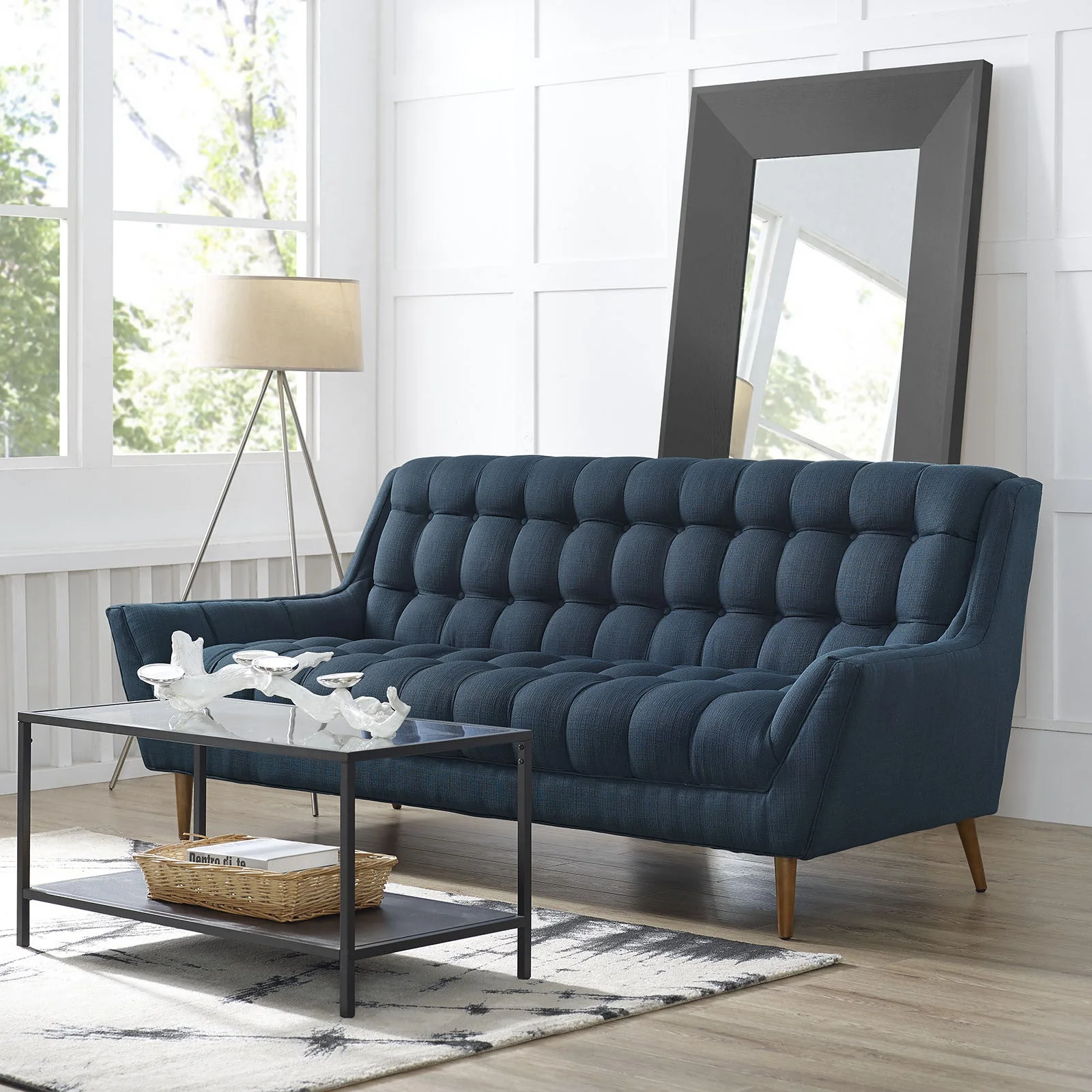 Reborn Fabric Sofa Azure - Image 5