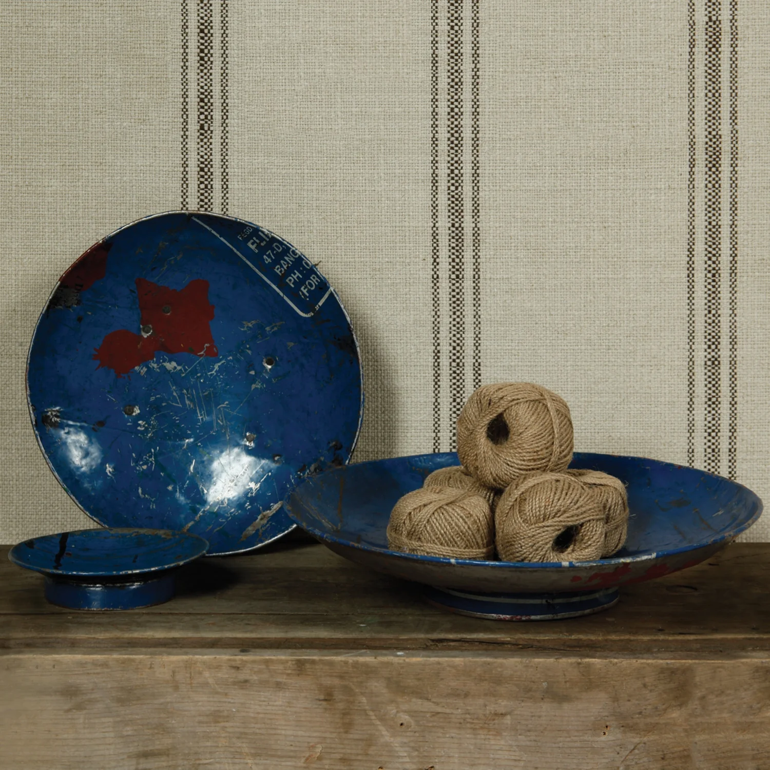 Reclaimed Metal Bowl Large - Image 3