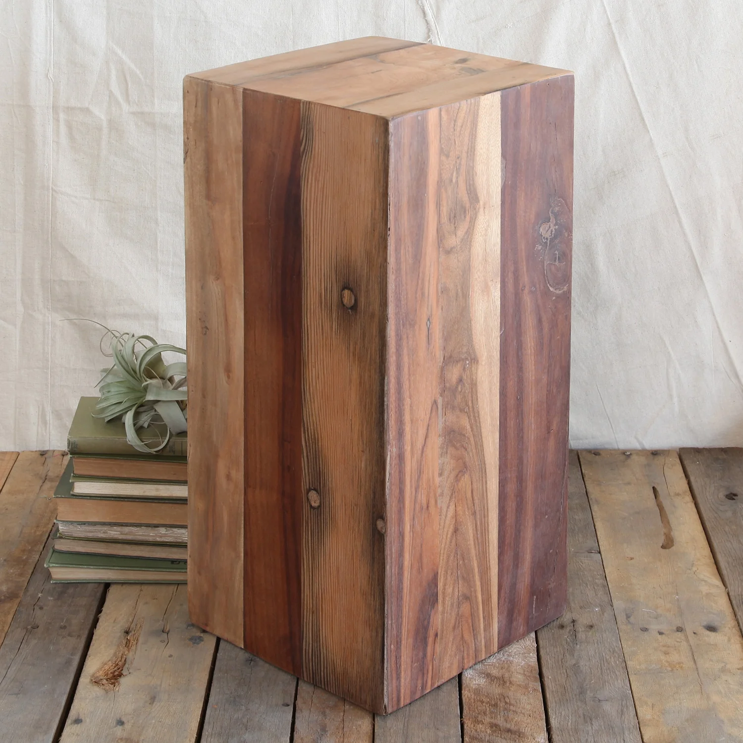 Reclaimed Wood Block Large - Image 2