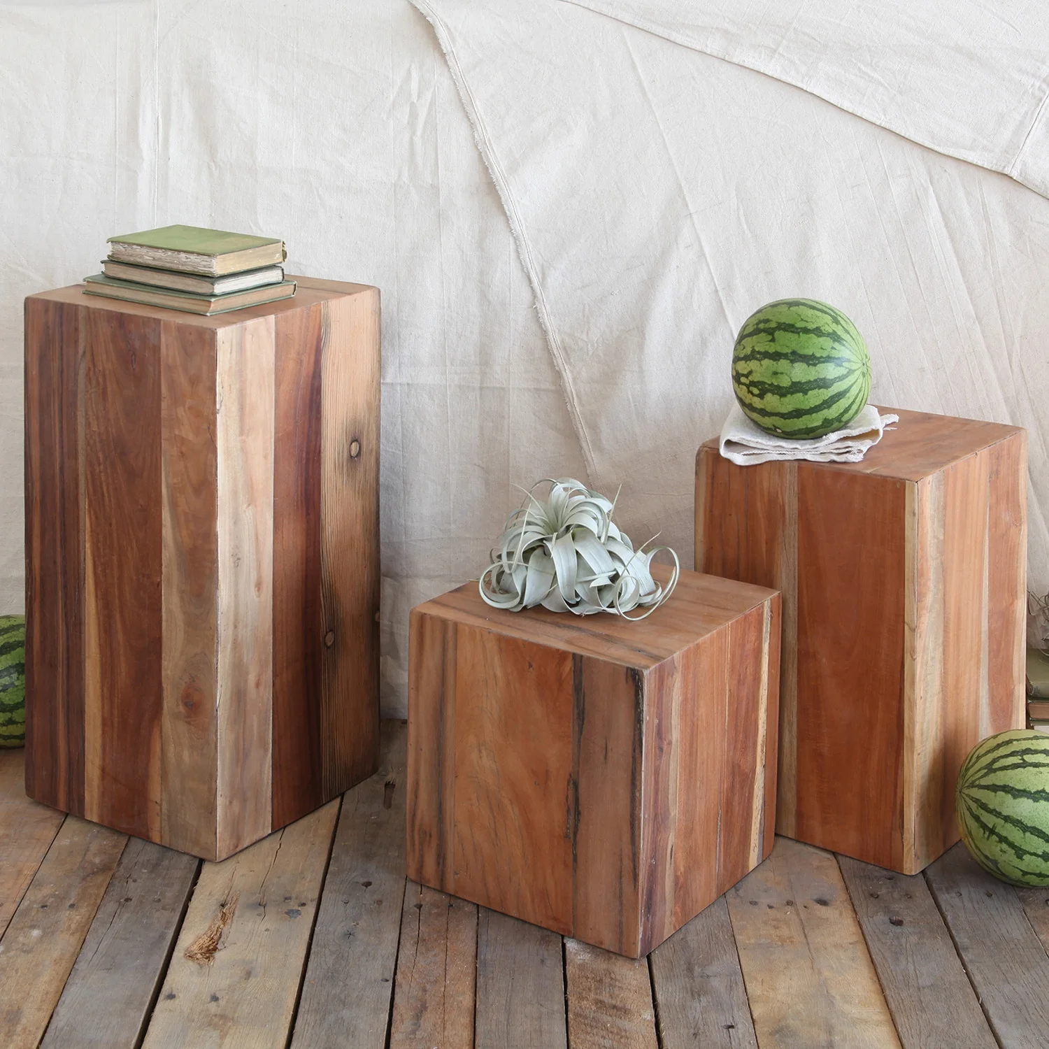 Reclaimed Wood Block Medium - Image 3