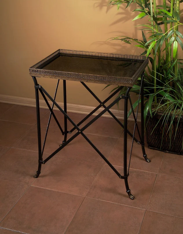 Rectangular Black Accent Table - Image 2