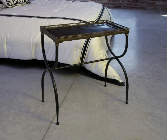 Rectangular Black X-Leg Accent - Image 2