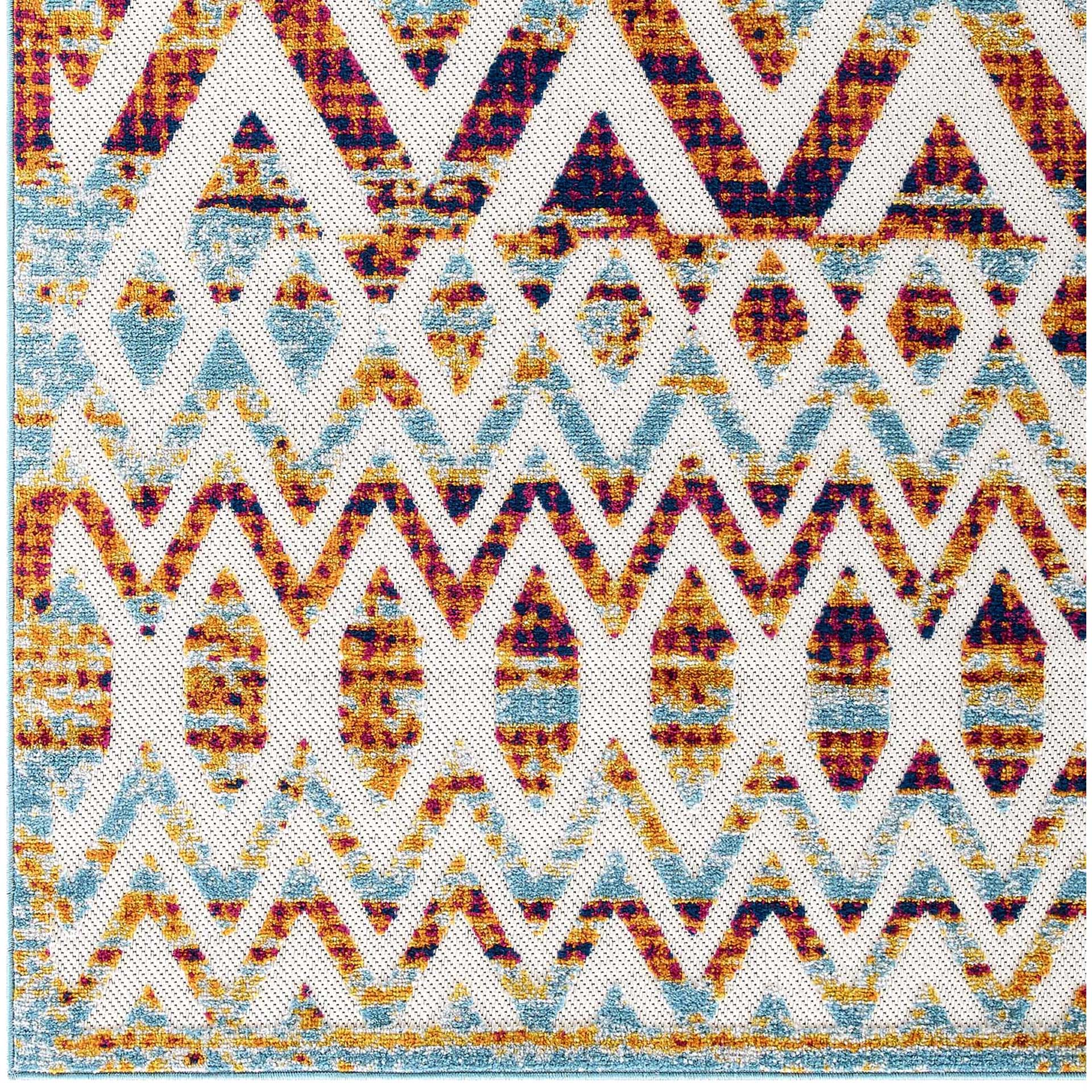 Redcliff Distressed Area Rug Multicolored - Image 2