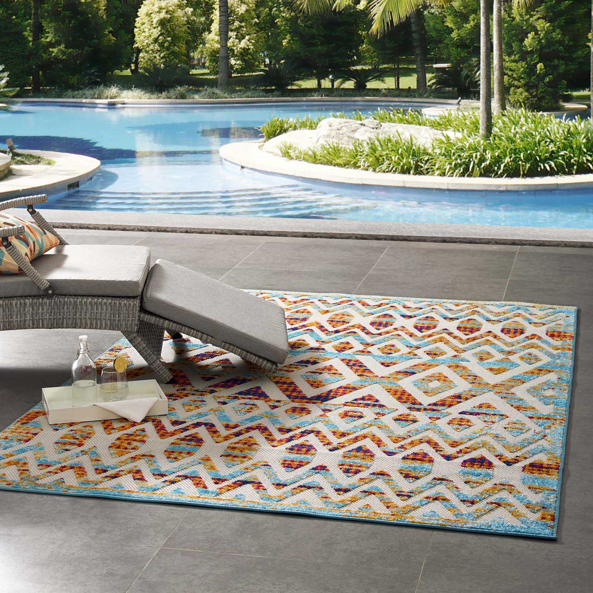 Redcliff Distressed Area Rug Multicolored - Image 9