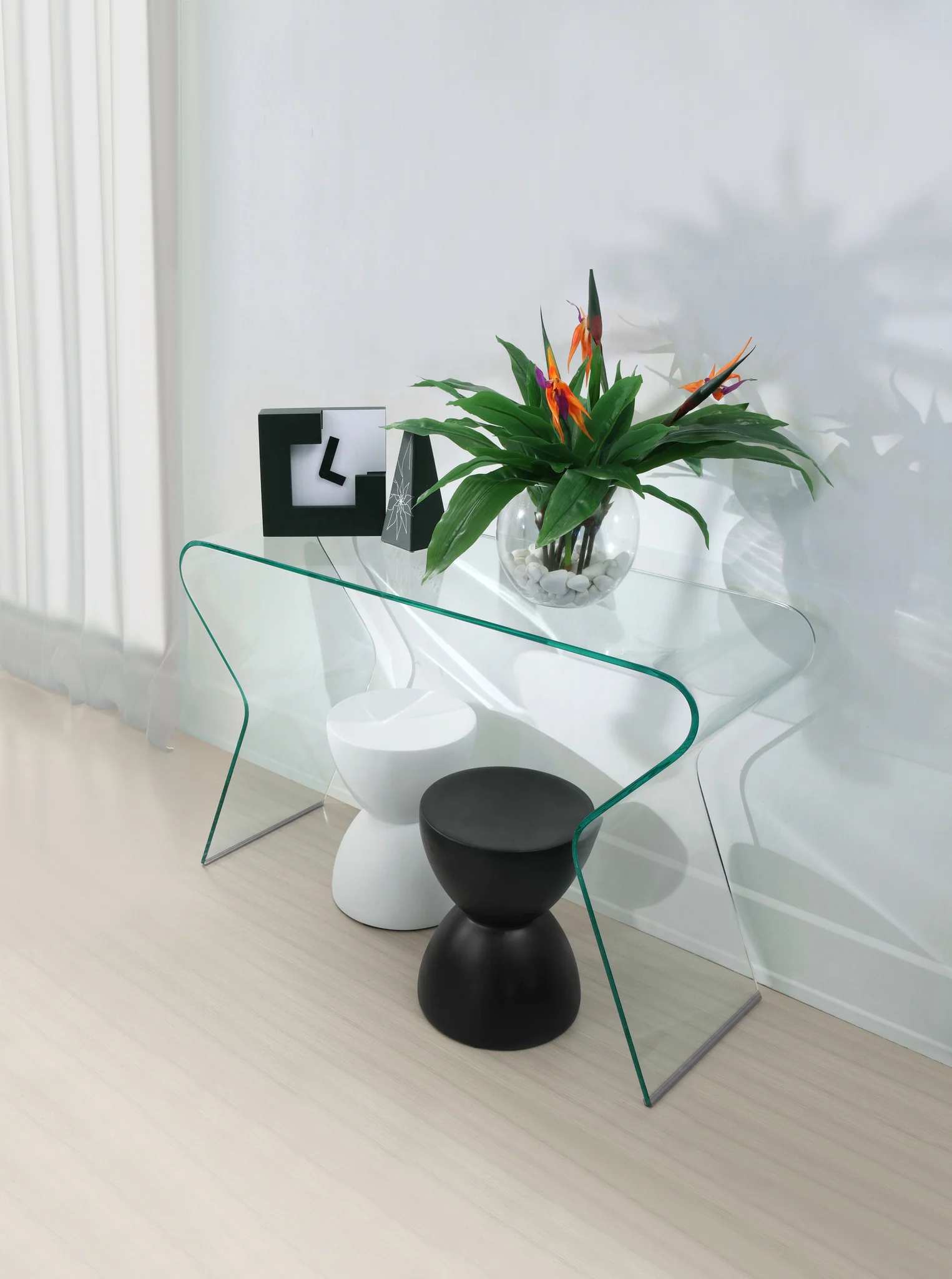 Redding Console Table Clear Glass - Image 4