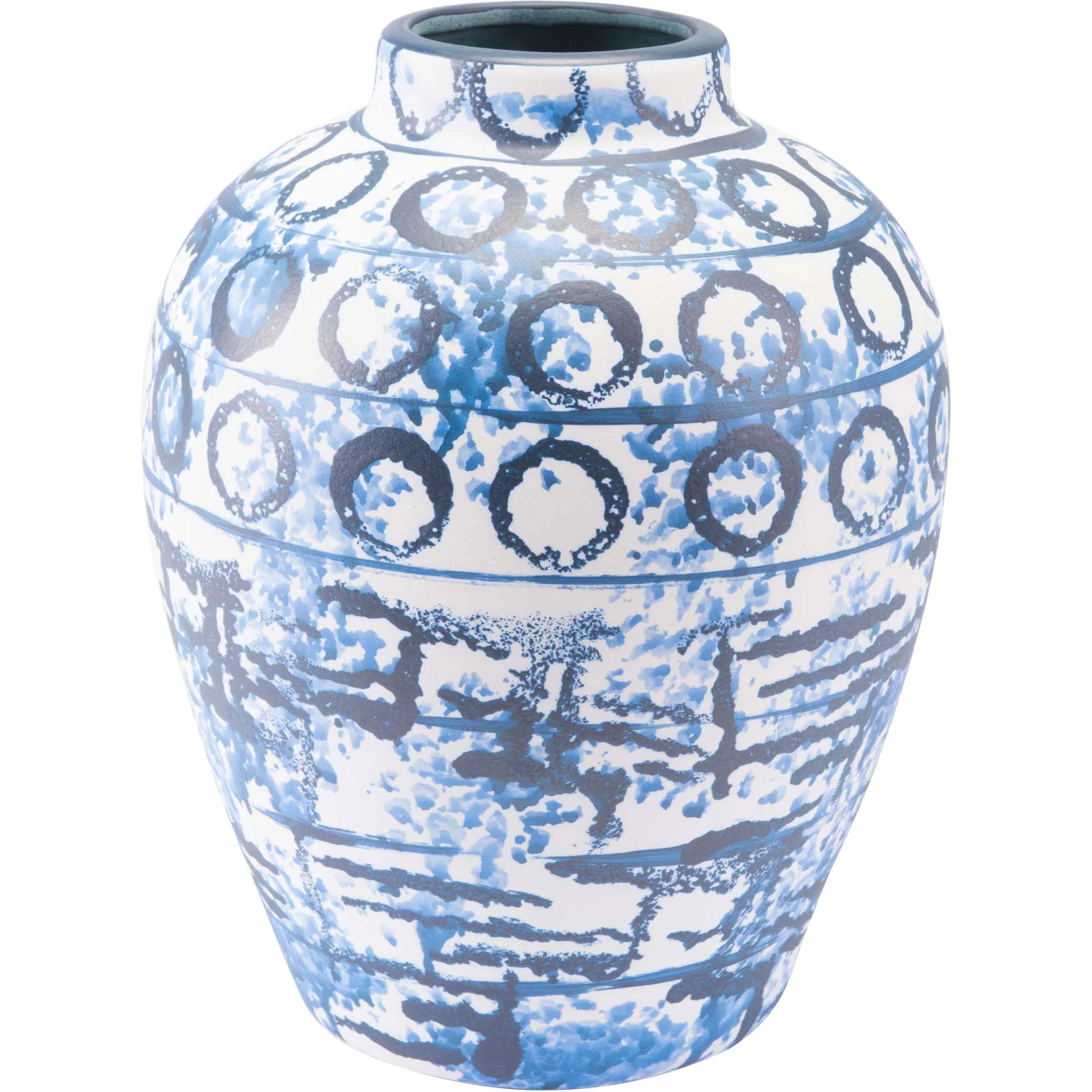 Ree Vase Blue/White - Image 2